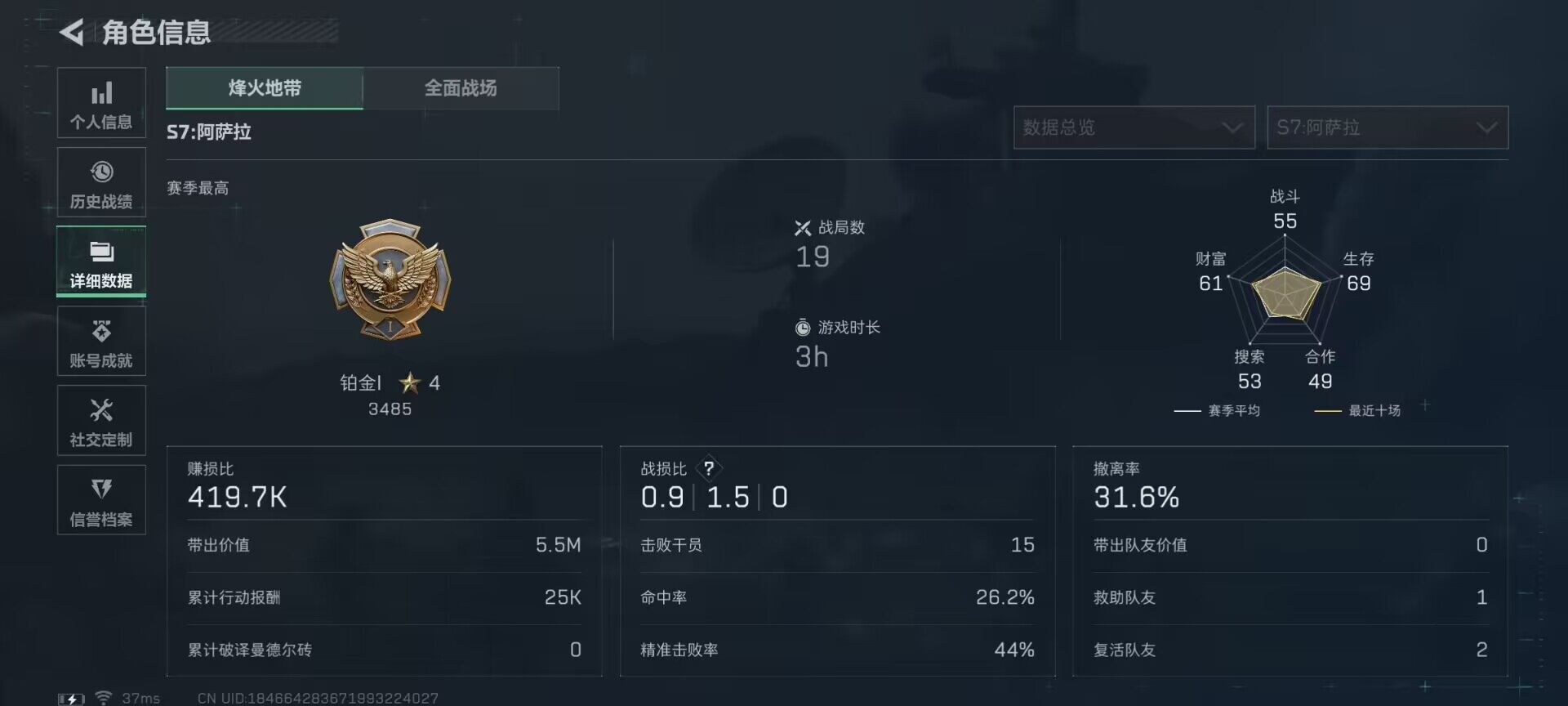 SJZCMW363915三角洲行动账号详情图8