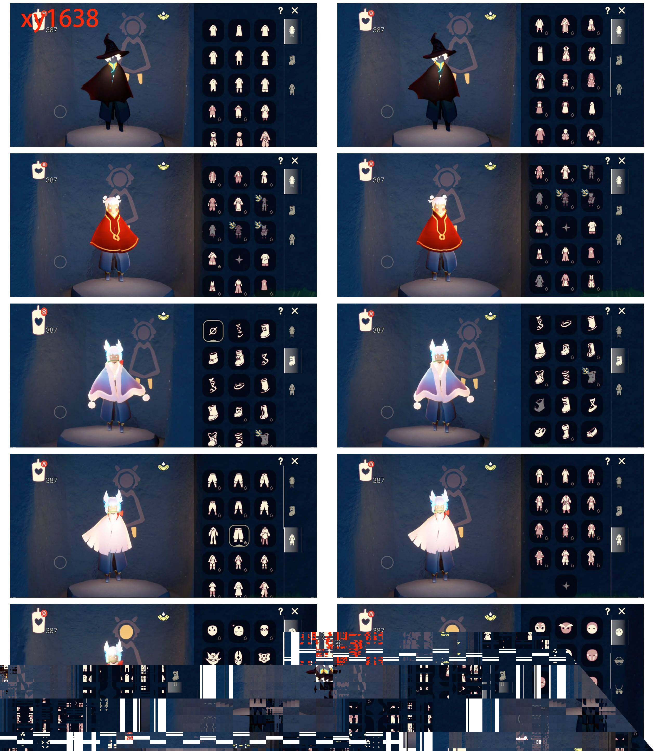 光遇账号安卓官服白枭圣诞鹿角小王子斗篷蛛丝斗篷瑞雪斗篷白雪斗篷欧若拉之声冥龙南瓜武士裤暗彩武士裤资源：蜡烛347 爱心223   红烛1  11翼
已毕业地图：全图毕业
毕业季节：表演季 破晓季  欧若拉季 追忆季