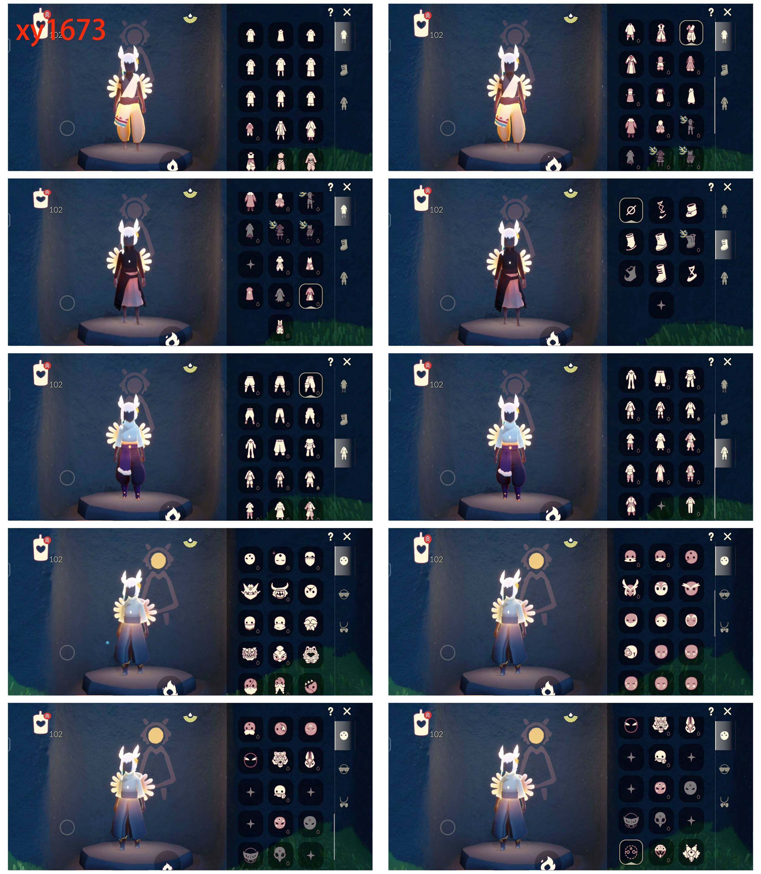 光遇账号安卓官服潜海面具透明蝶翼三角钢琴妮妮长裙武士裤女巫发型猫猫头资源：蜡烛90  爱心47  12翼
已毕业地图：全图毕业
毕业季节：潜海季  表演季  破晓季  欧若拉季  追忆季  九色鹿季 二重奏季  姆