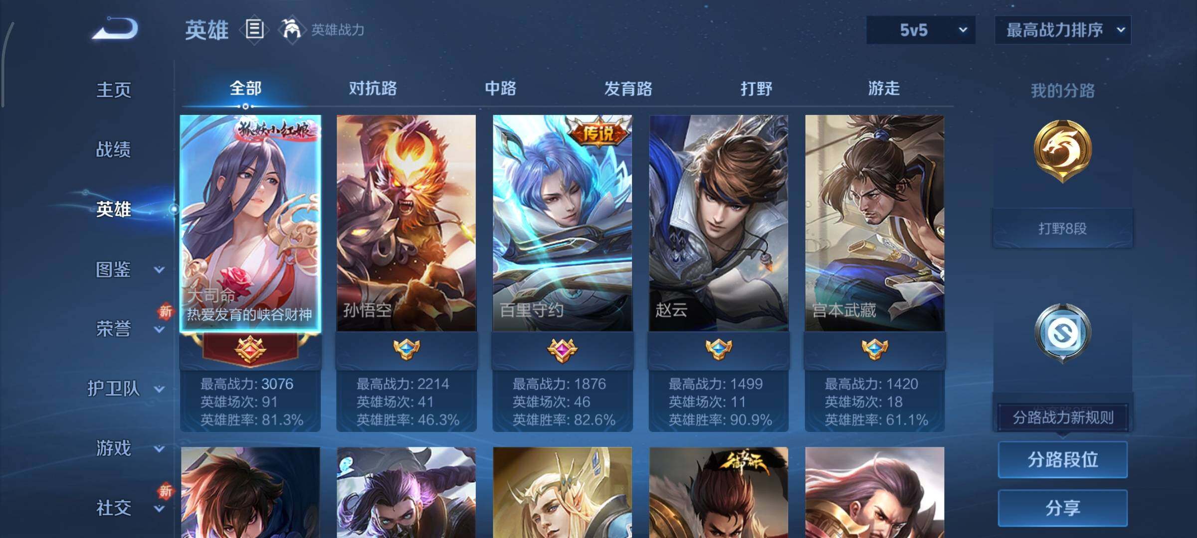 WZCMY3413083王者荣耀账号详情图2