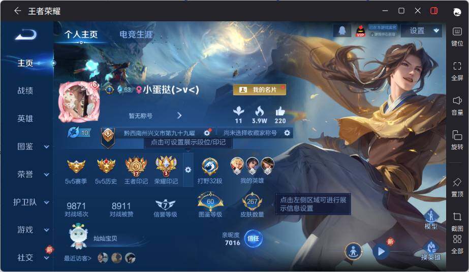 WZLE3377508王者荣耀账号详情图6