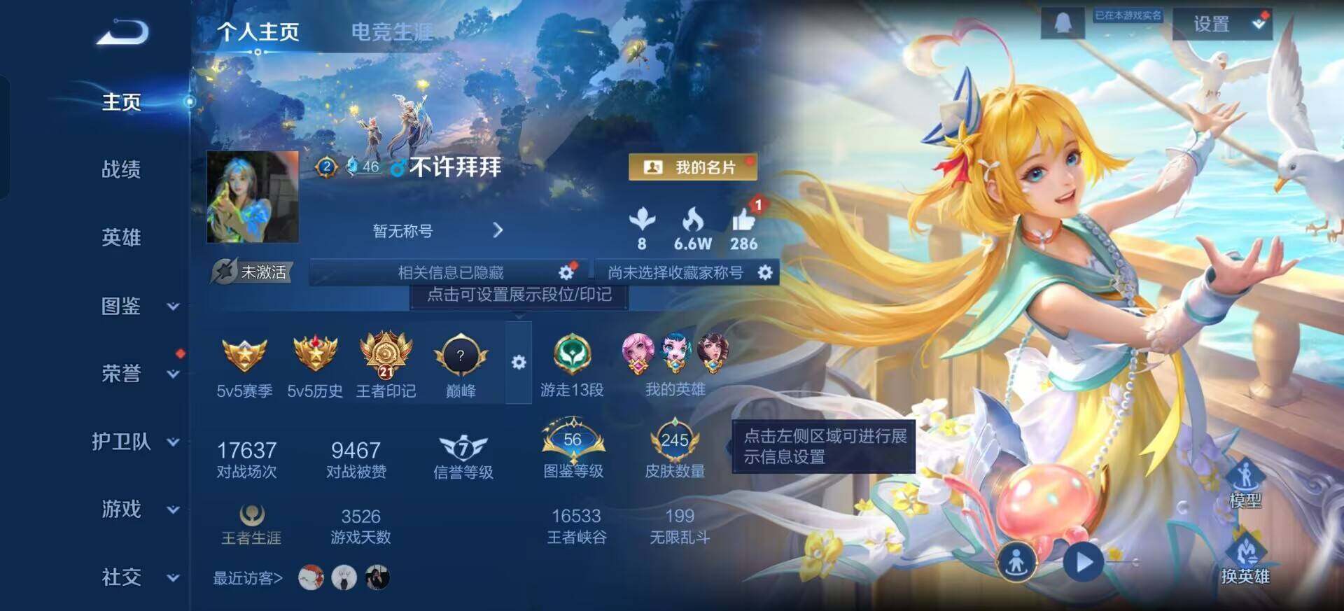 WZQM3382416王者荣耀账号详情图3