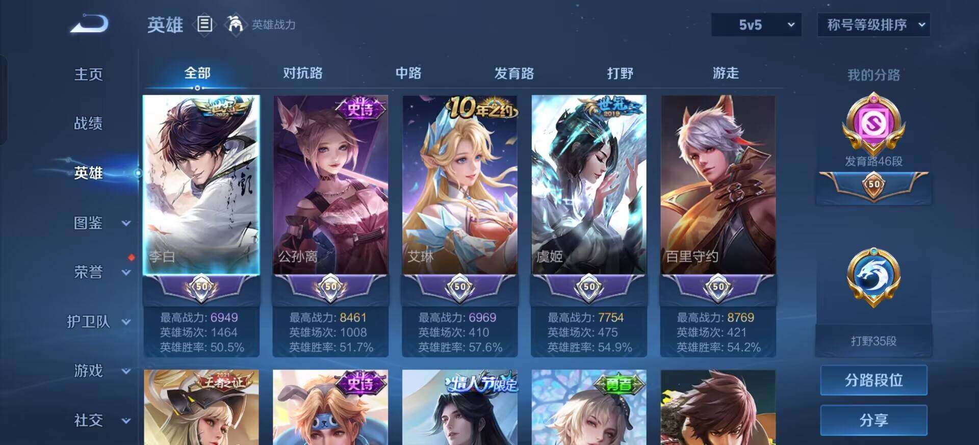 WZQM3382416王者荣耀账号详情图6