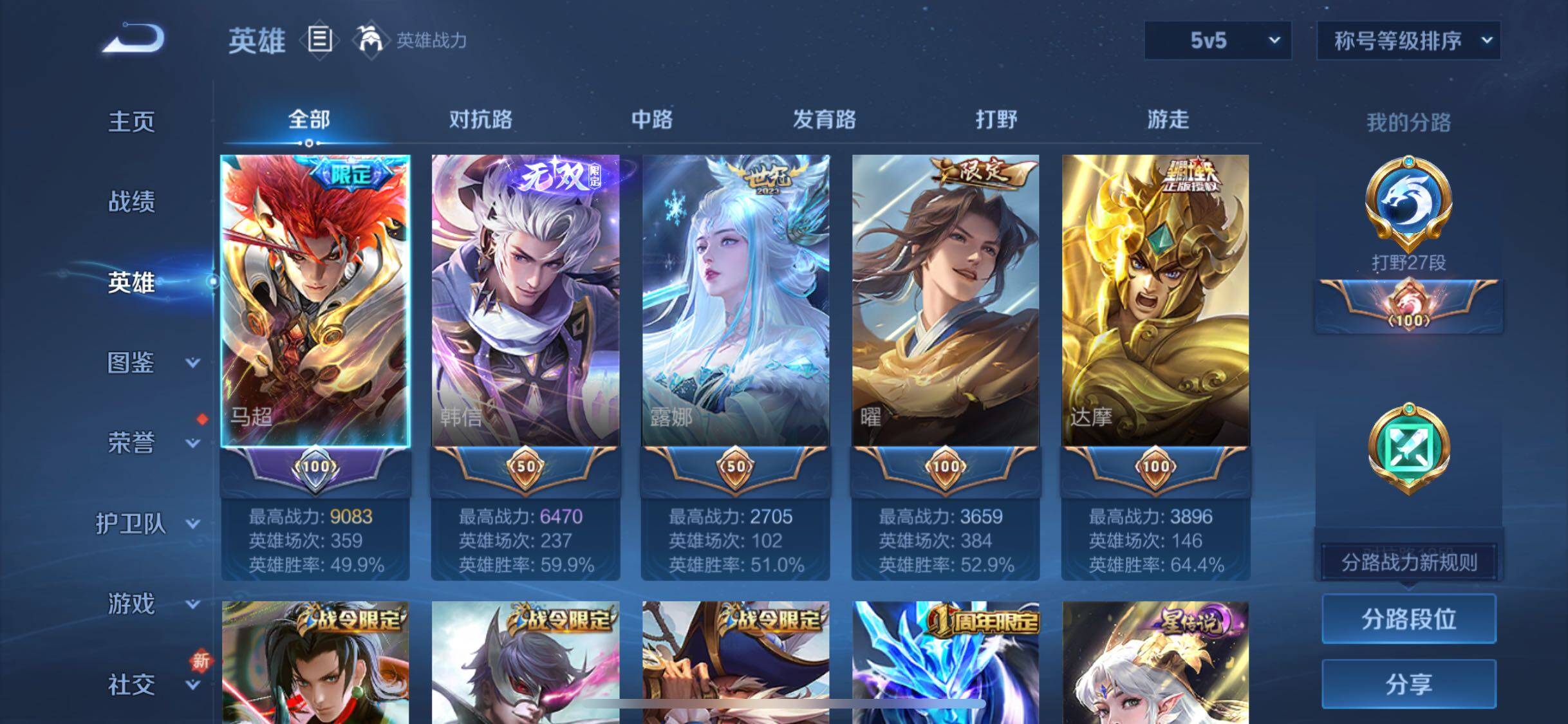 WZCMW3377068王者荣耀账号详情图3