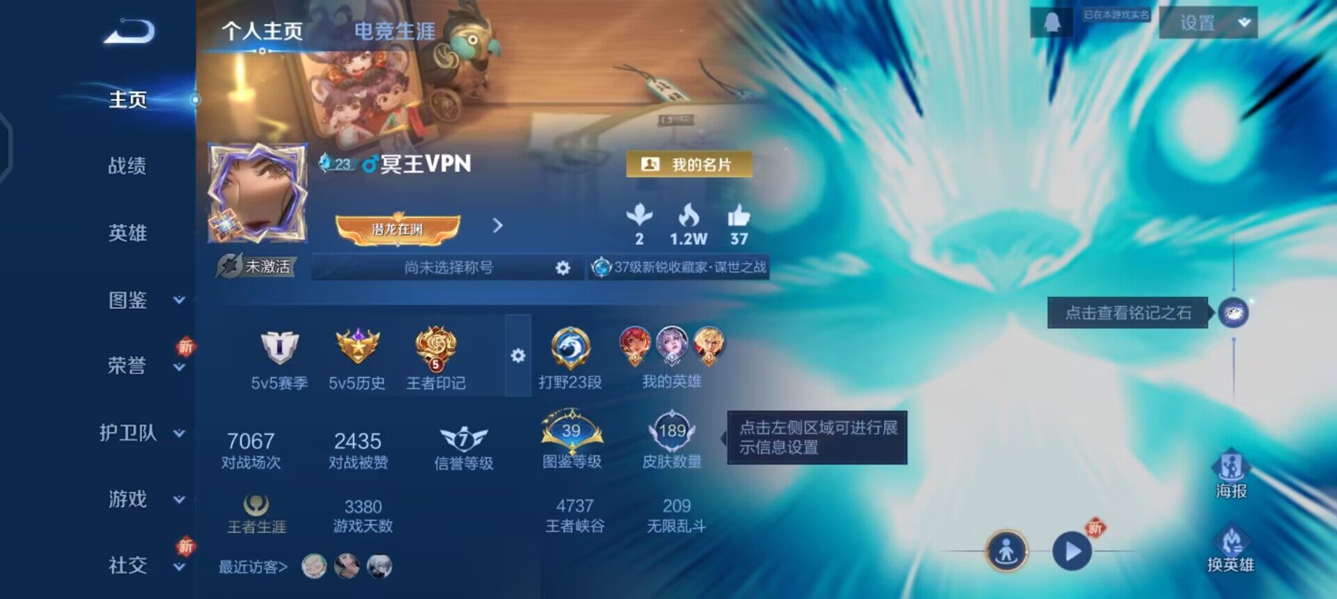 WZQM3382405王者荣耀账号详情图3