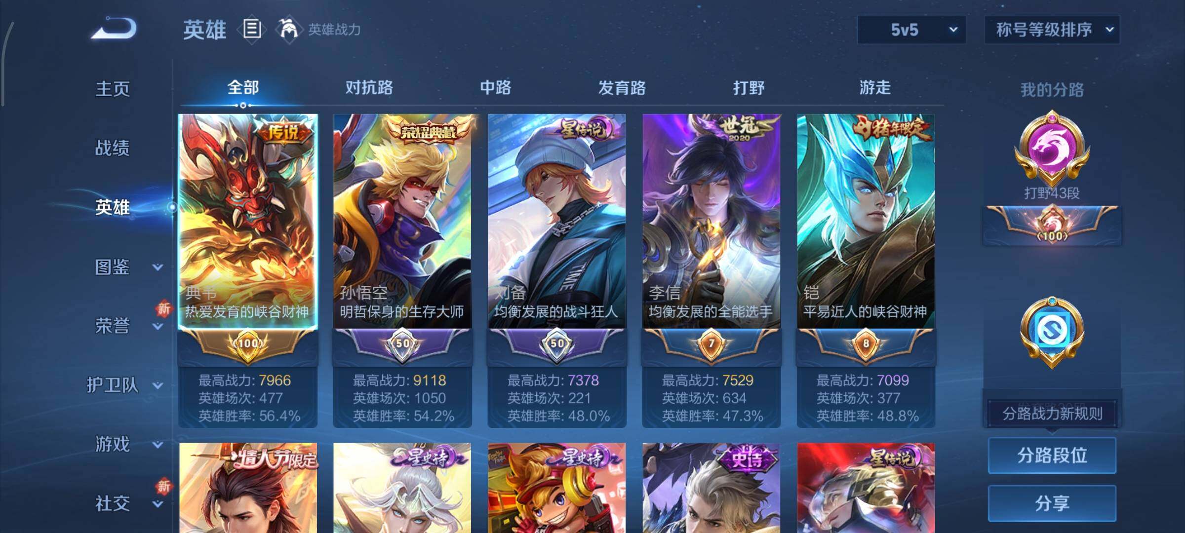 WZCMY3377804王者荣耀账号详情图3