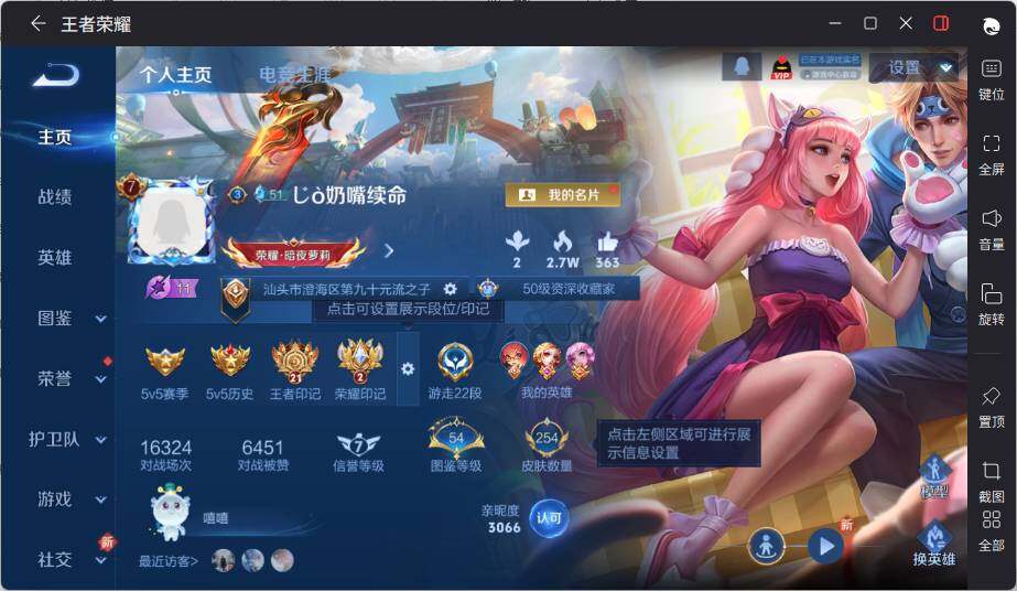 WZLE3379890王者荣耀账号详情图6