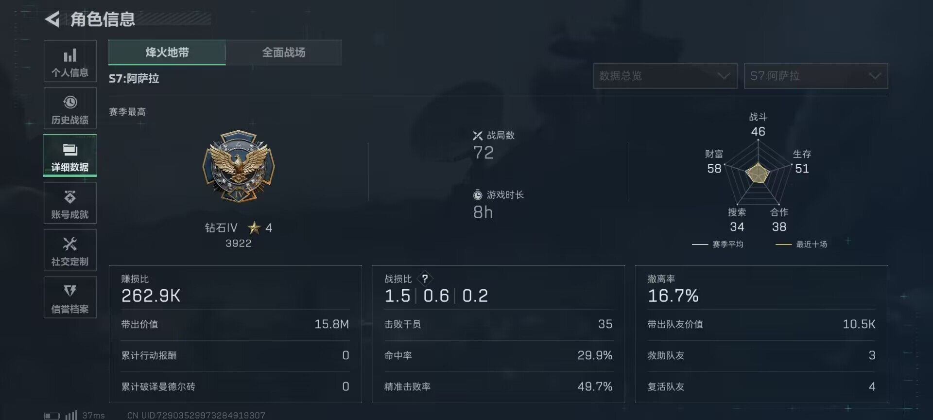 SJZEY364222三角洲行动账号详情图10