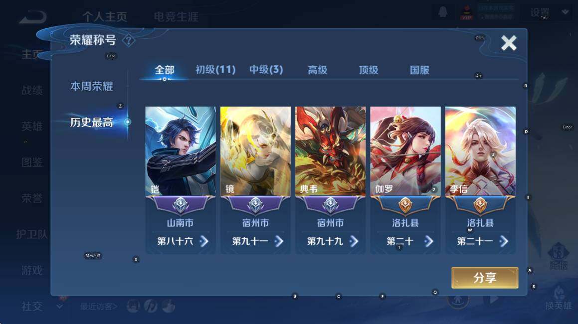 WZCMW3375396王者荣耀账号详情图6