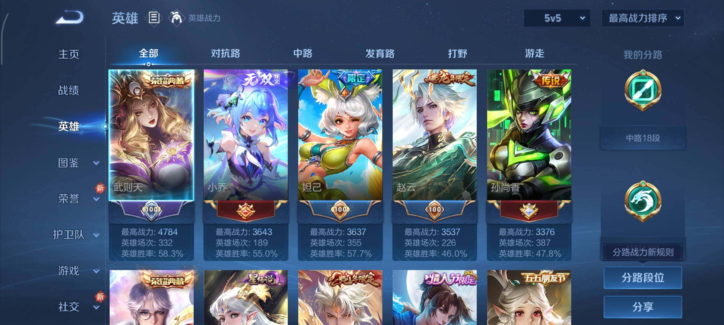 WZCMY3377343王者荣耀账号详情图3