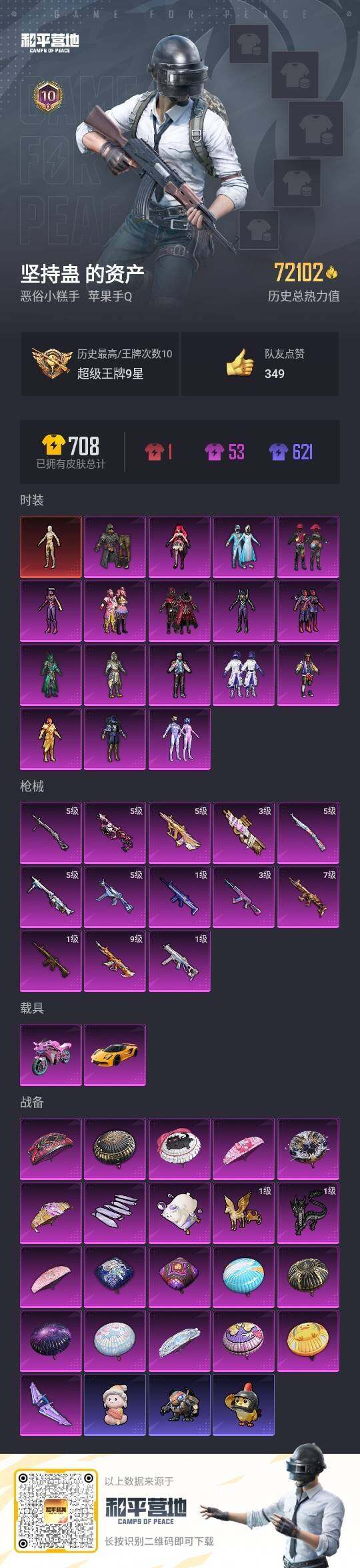 HPCMW3454445和平精英账号详情图3 HPCMW3454445和平精英账号详情图3