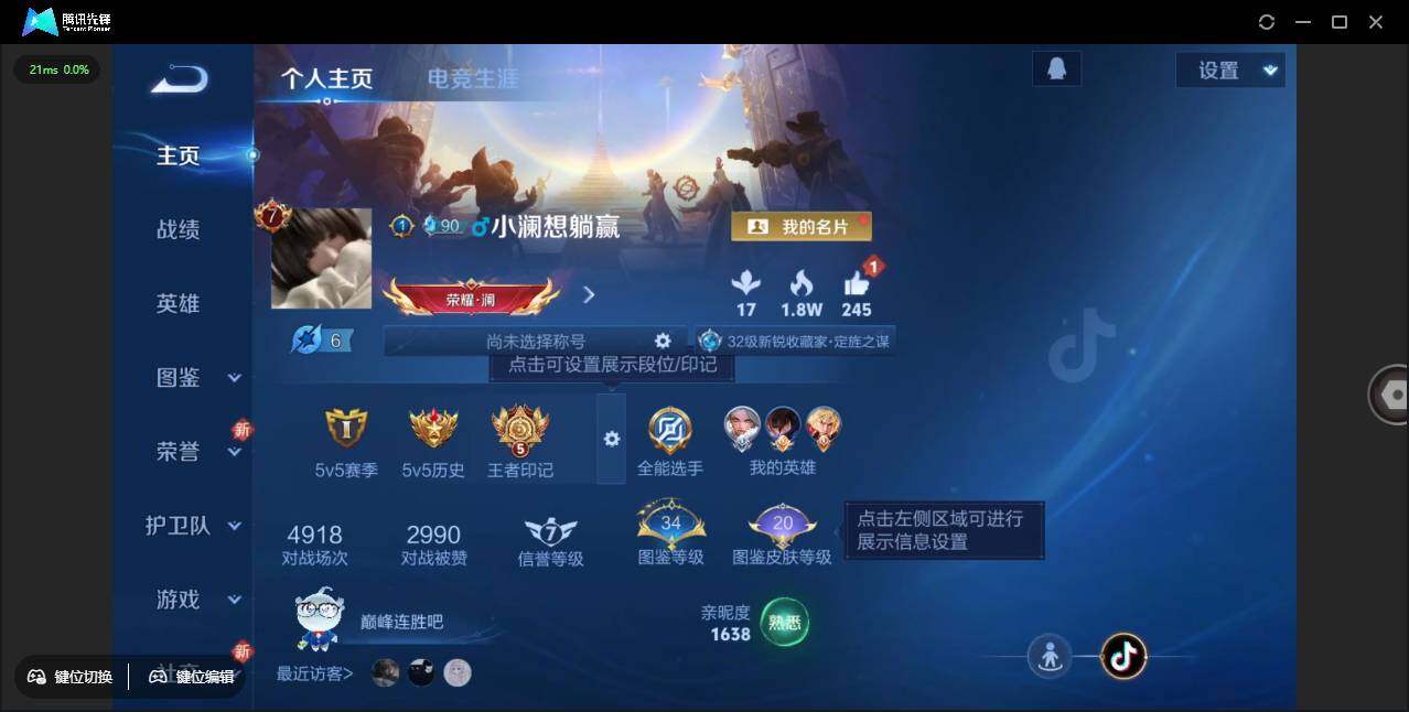 WZLE3381481王者荣耀账号详情图5