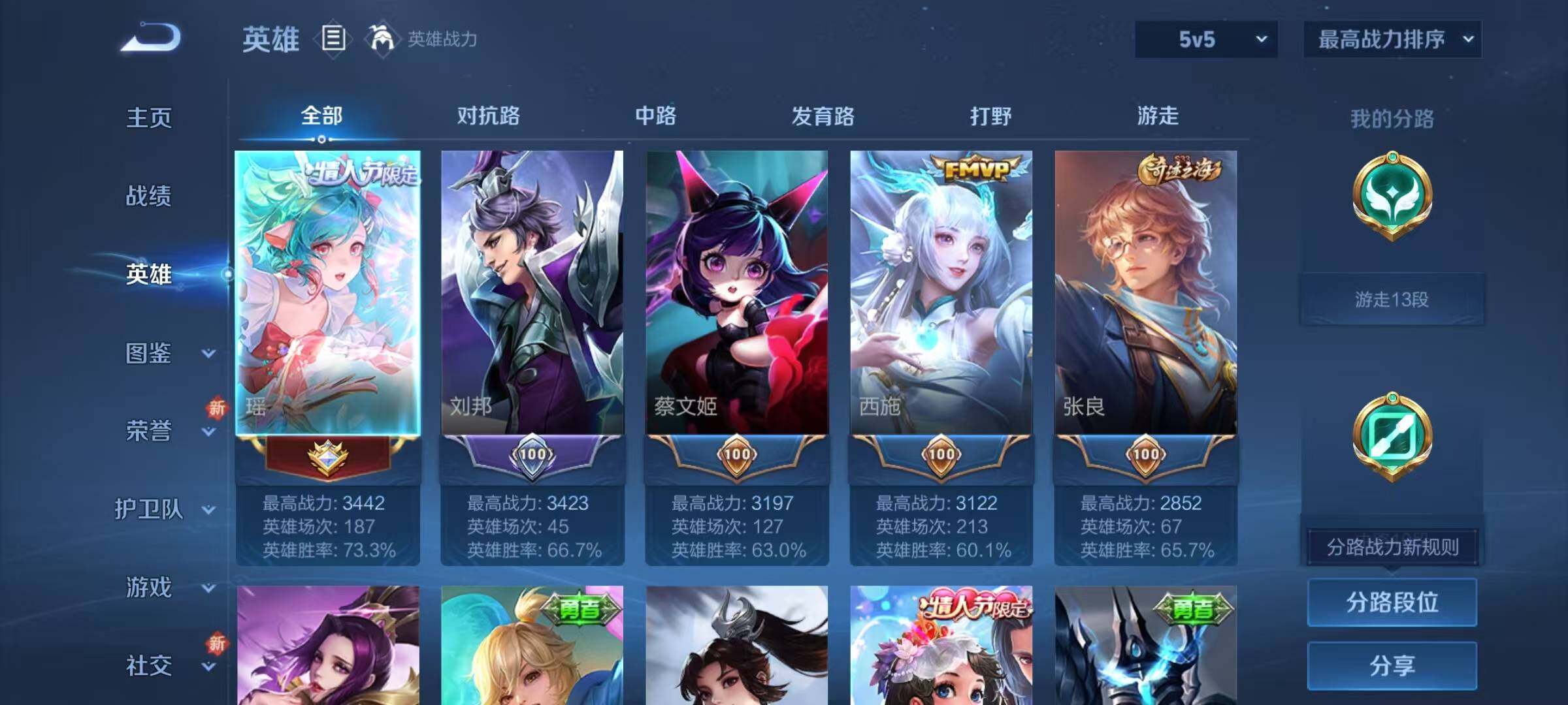 WZJZ3382844王者荣耀账号详情图5