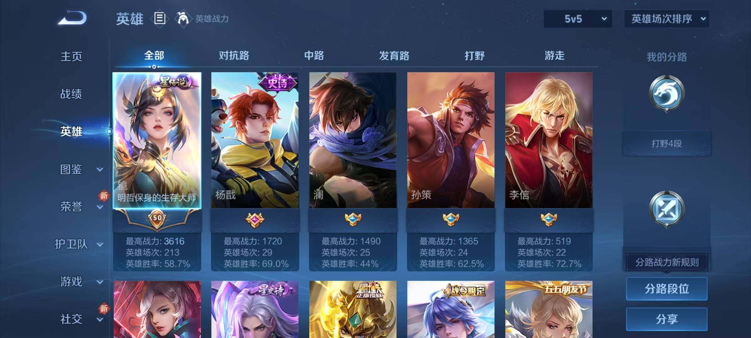 WZJZ3383748王者荣耀账号详情图4