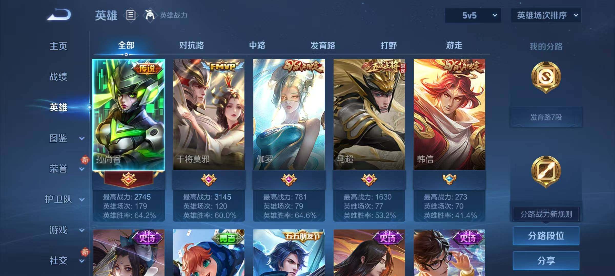 WZJZ3382846王者荣耀账号详情图5