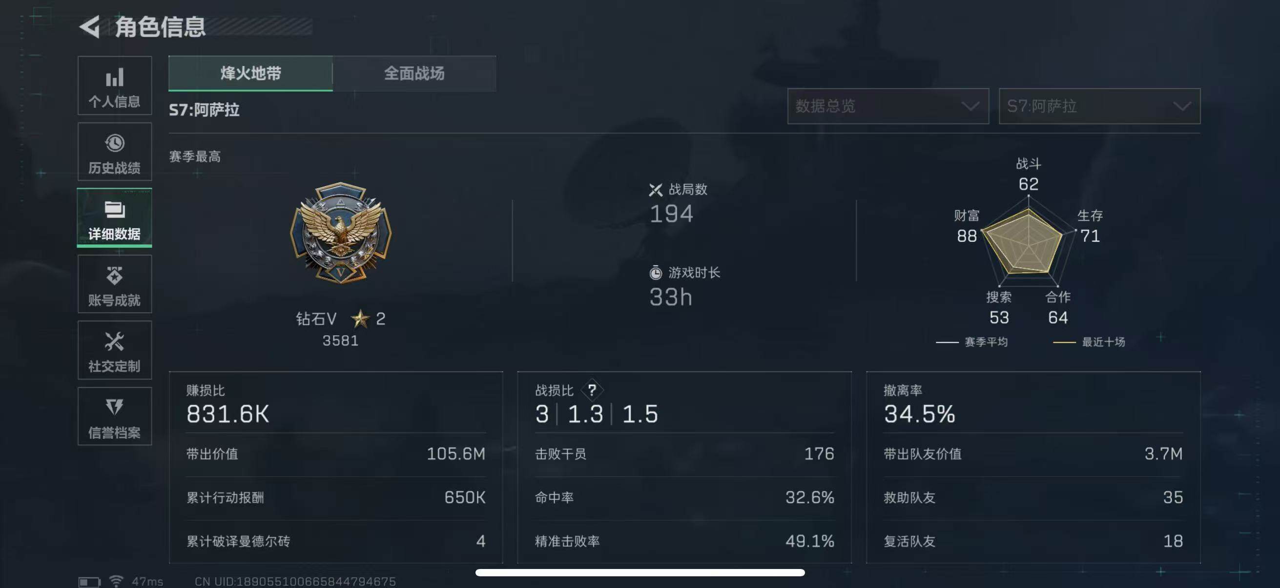 SJZCMW365767三角洲行动账号详情图4