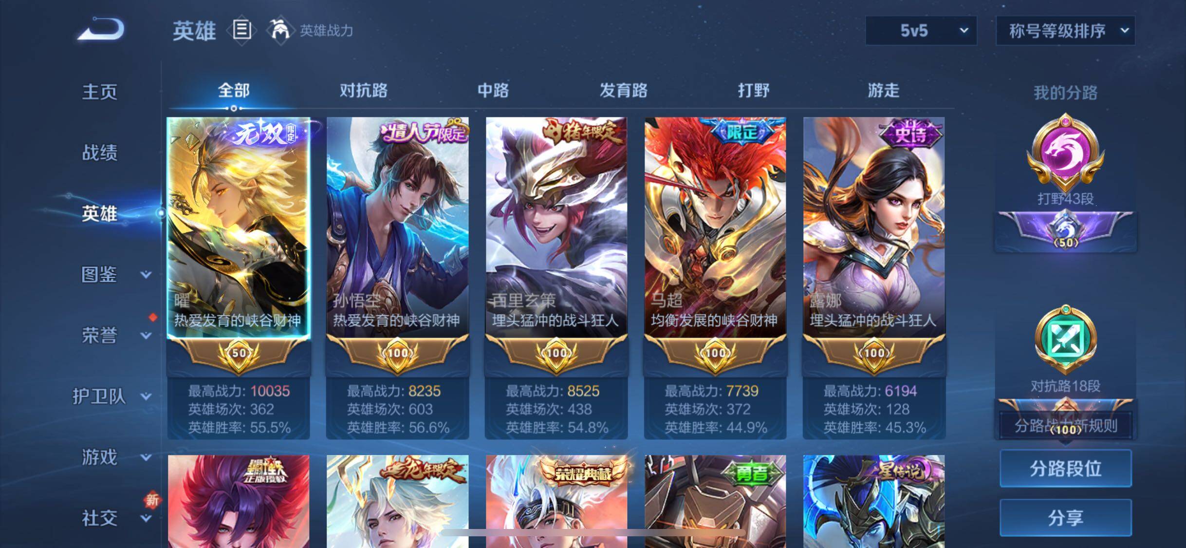 WZCMW3380914王者荣耀账号详情图3