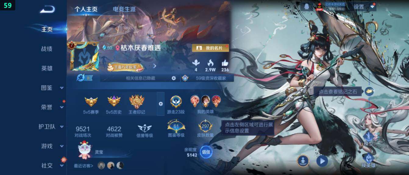 WZ0349483王者荣耀账号详情图8