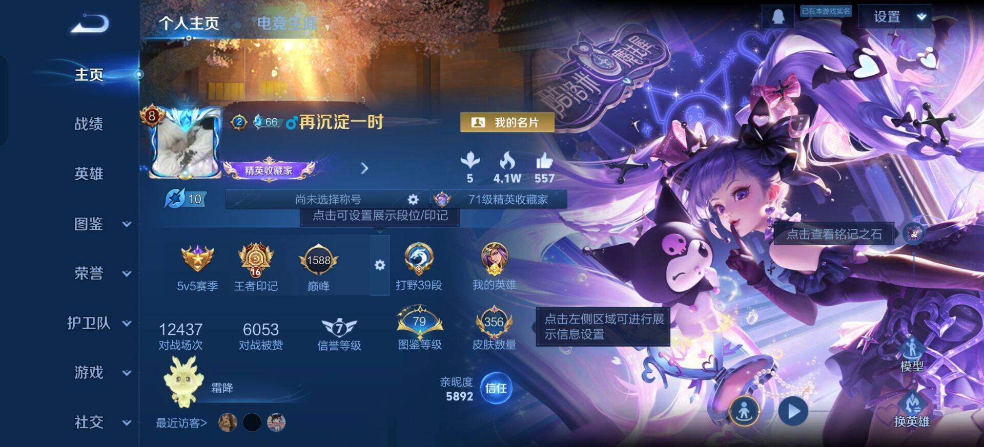 WZQM3385100王者荣耀账号详情图3 WZQM3385100王者荣耀账号详情图3