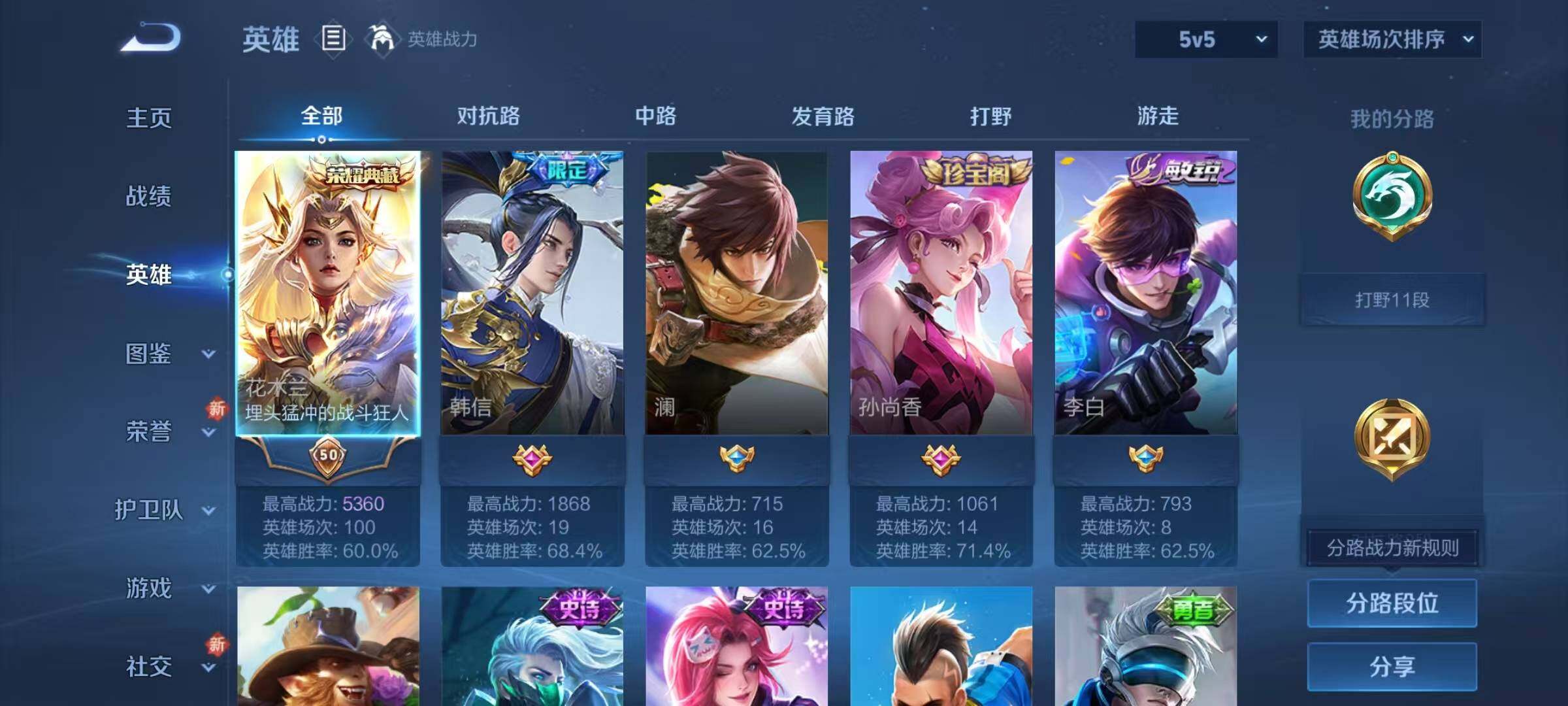 WZJZ3383753王者荣耀账号详情图5