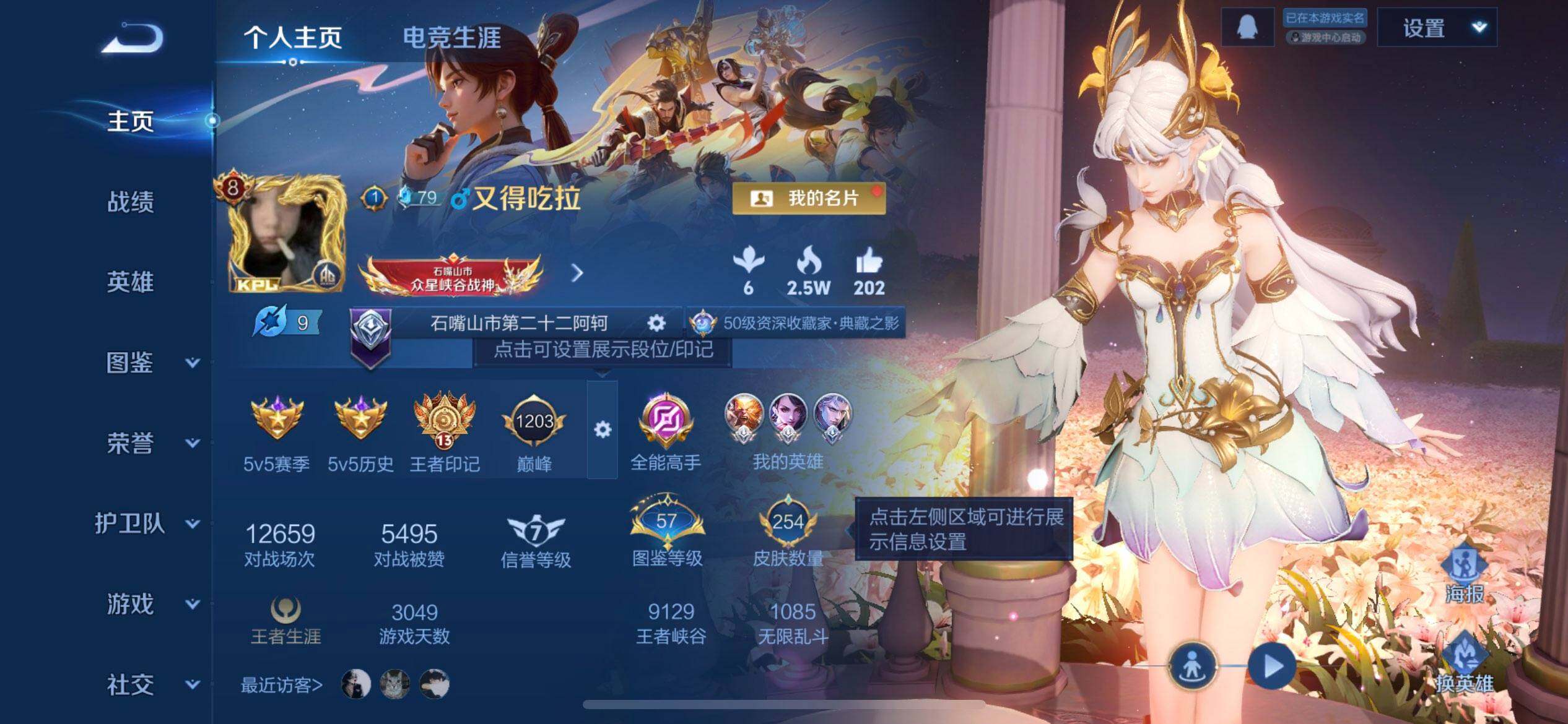 WZQM3385104王者荣耀账号详情图3 WZQM3385104王者荣耀账号详情图3