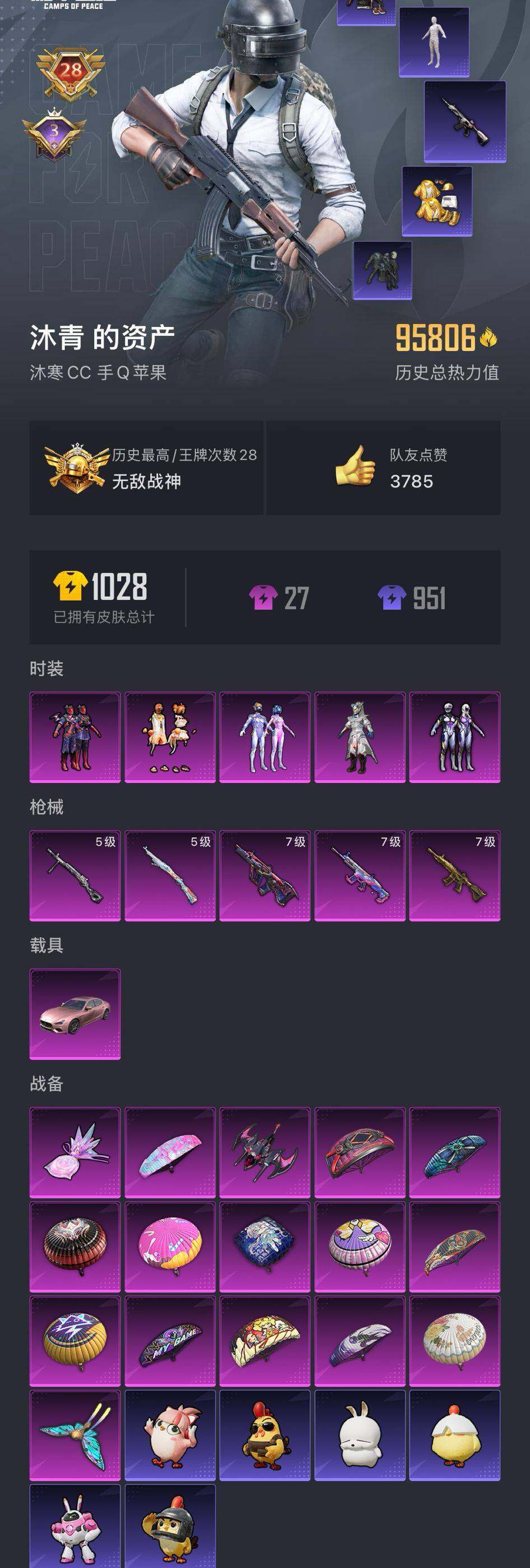 HPQM3392133和平精英账号详情图21 HPQM3392133和平精英账号详情图21