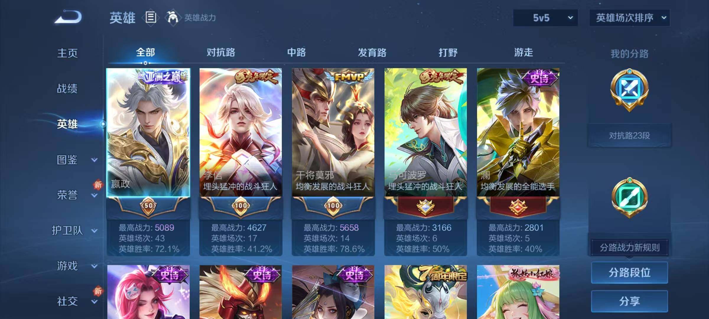 WZJZ3383773王者荣耀账号详情图5 WZJZ3383773王者荣耀账号详情图5