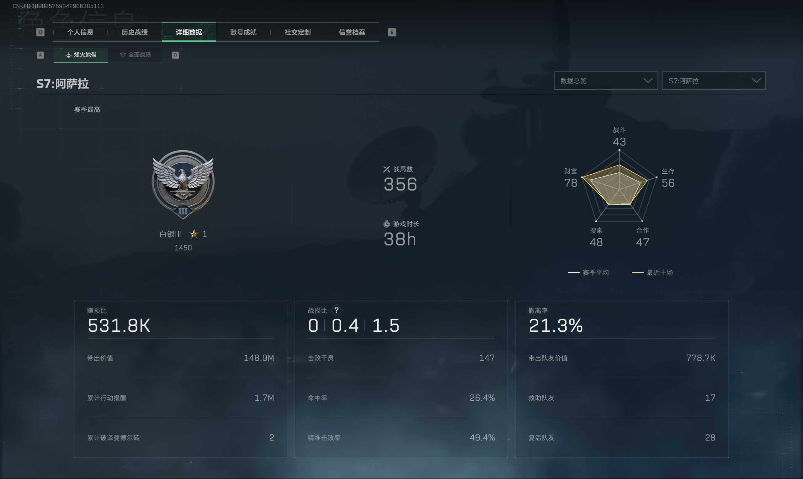 SJZQM365976三角洲行动账号详情图21 SJZQM365976三角洲行动账号详情图21