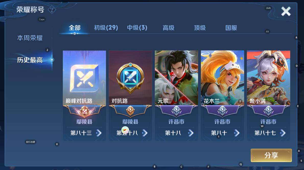 WZCMW3379507王者荣耀账号详情图7