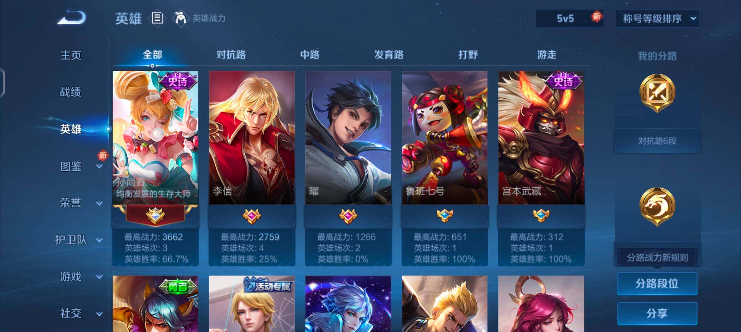 WZJZ3386698王者荣耀账号详情图5