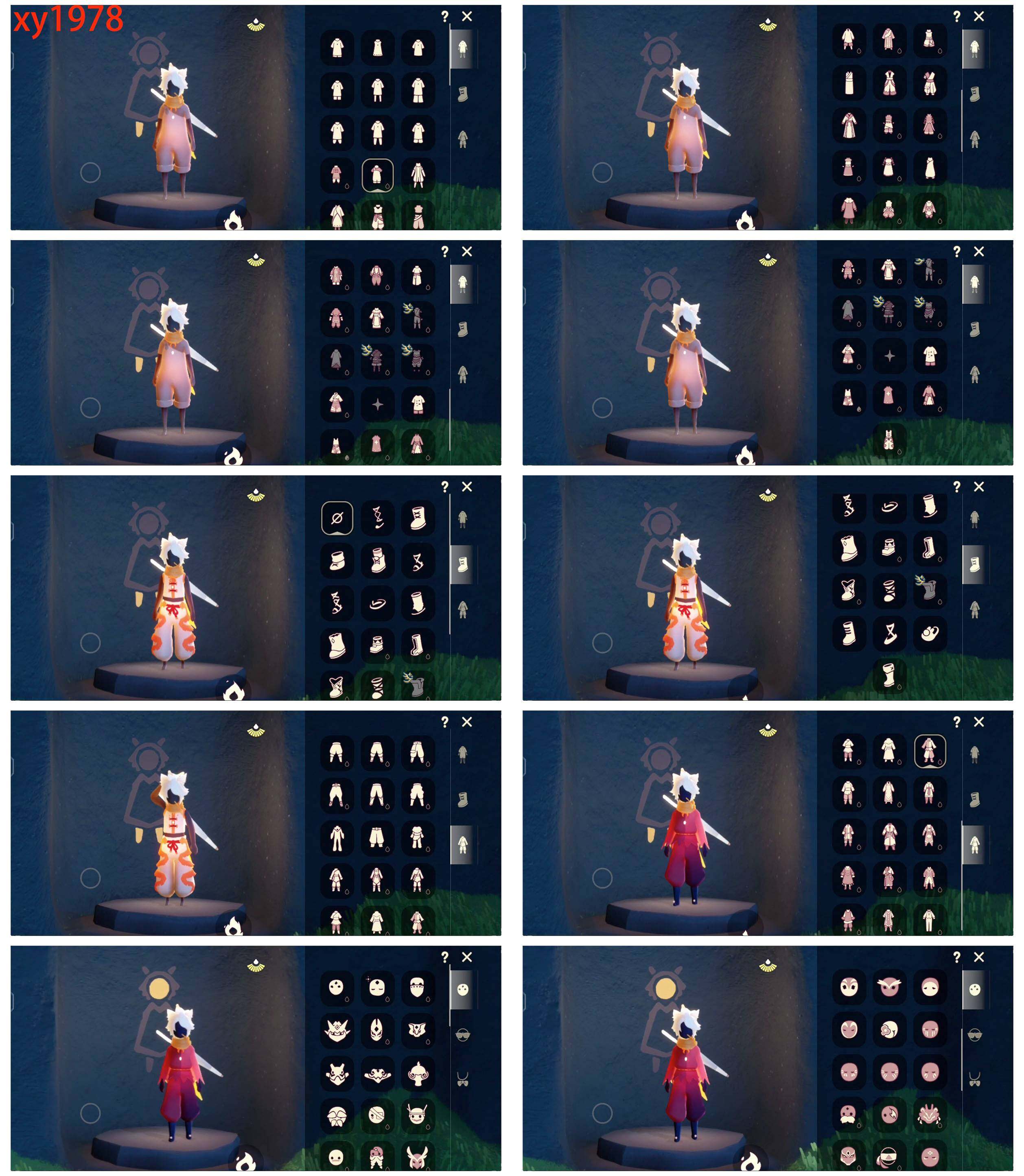 光遇账号安卓官服白枭巫师帽蝙蝠套星月头冠献瑞折扇武士裤绊爱海牛套装详情看图，价格可刀
资源：蜡烛1010    爱心58    红烛26   翼9
已毕业地图：全图毕业
毕业季节： 表演季    破晓季   欧若拉