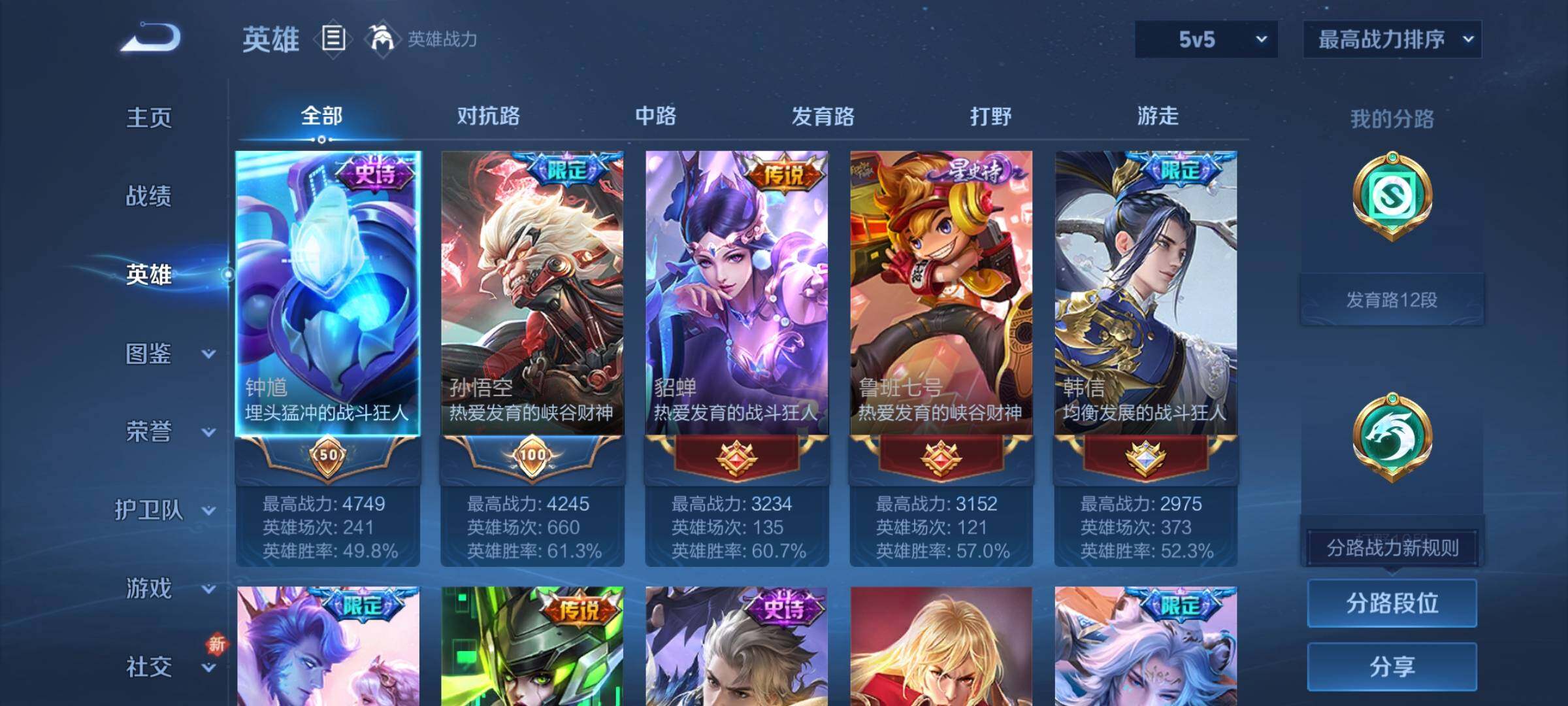 WZCMY3384581王者荣耀账号详情图2