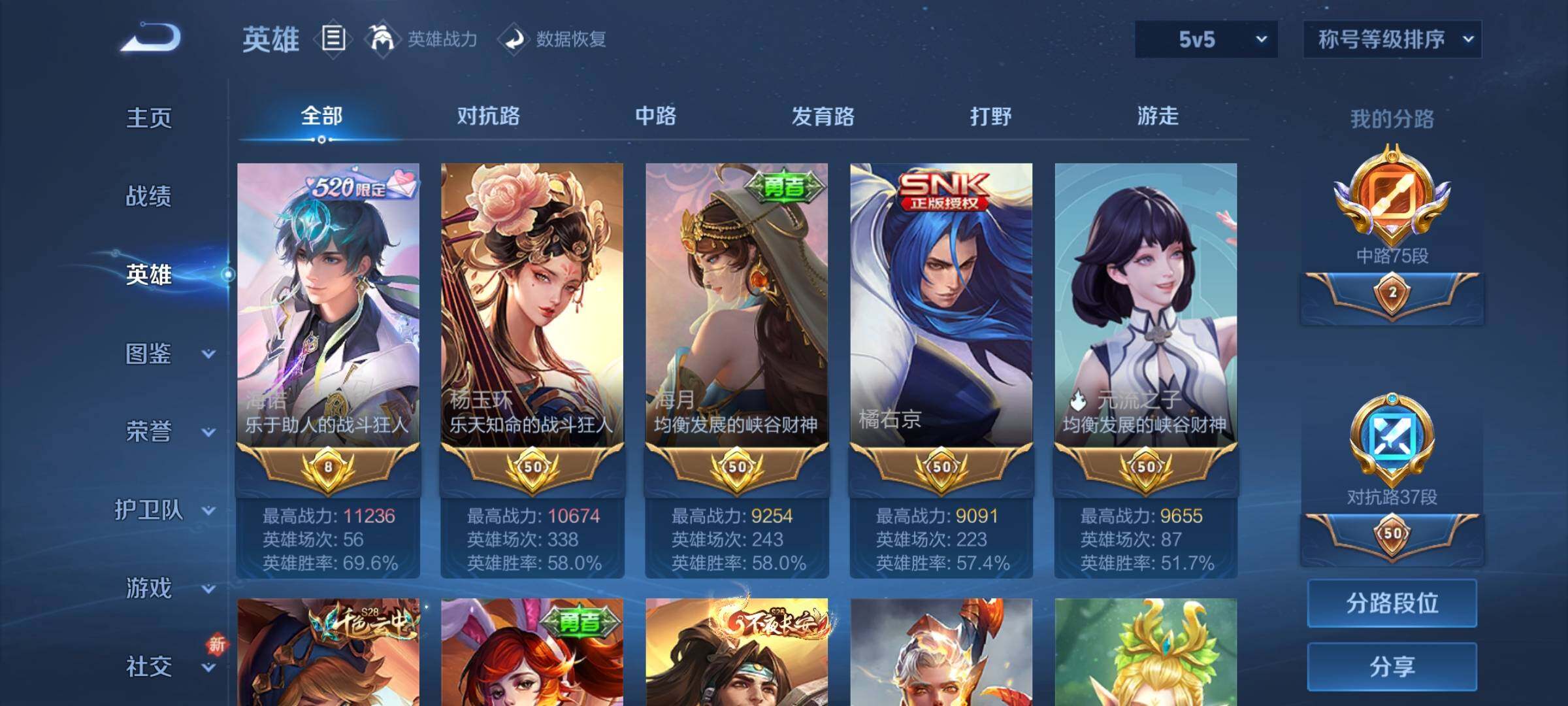 WZCMY3386110王者荣耀账号详情图4