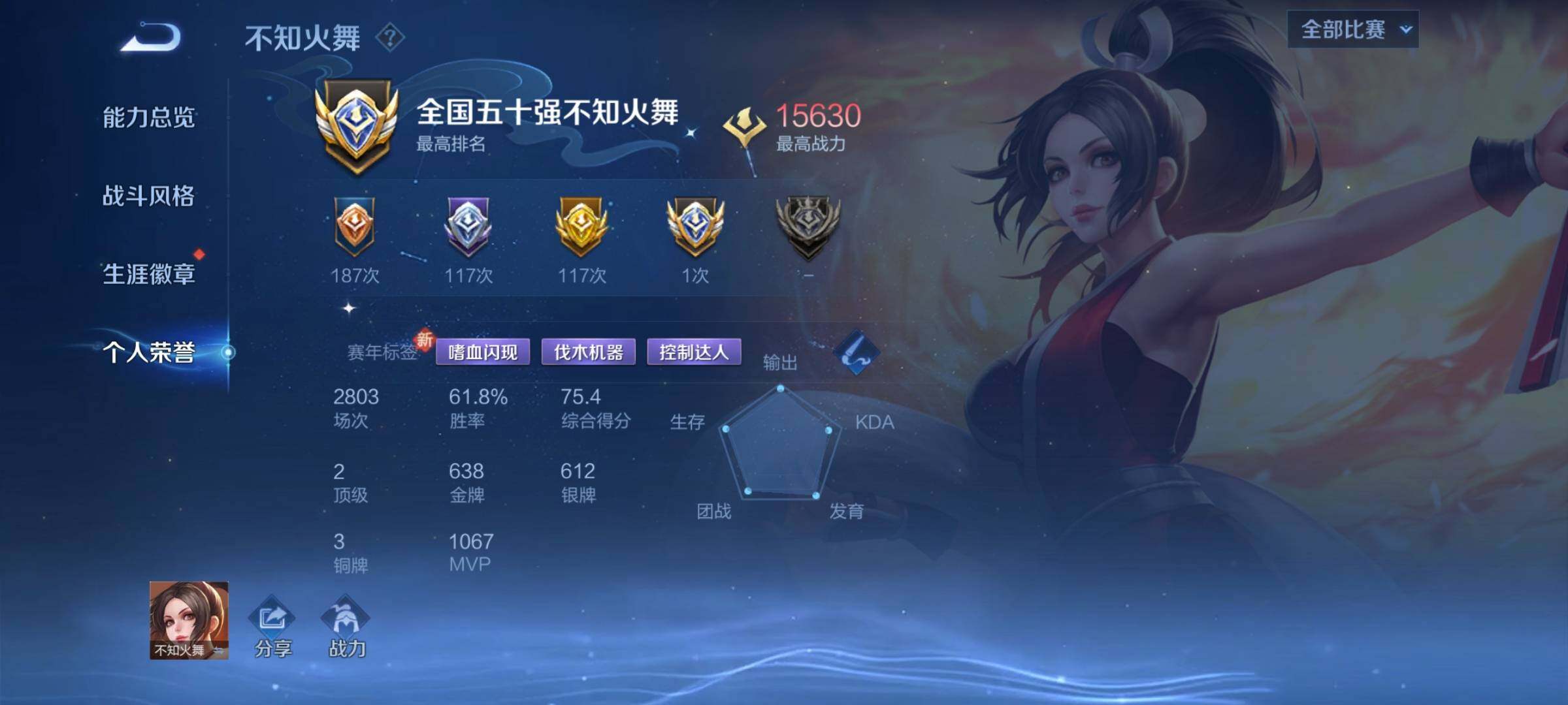 WZCMY3386110王者荣耀账号详情图6