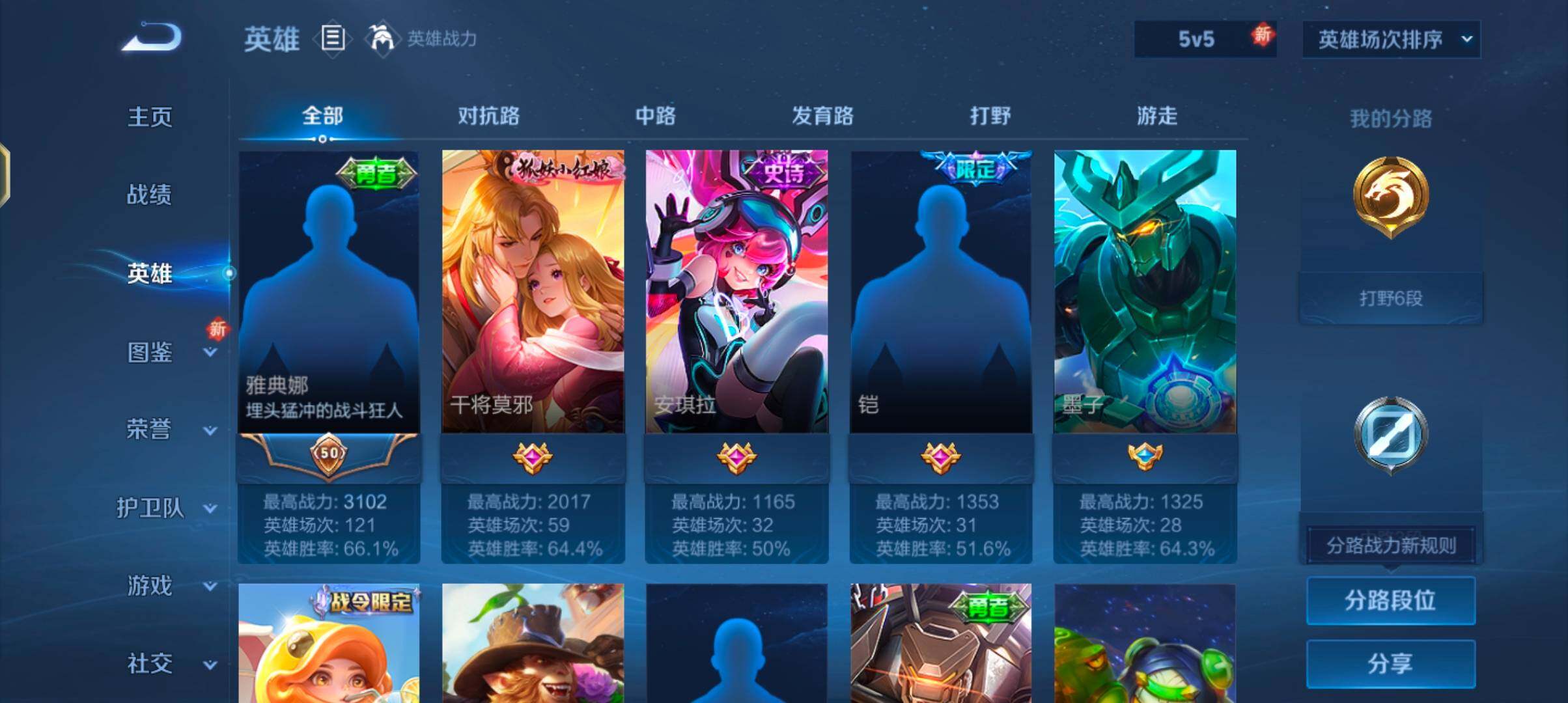 WZJZ3386760王者荣耀账号详情图6