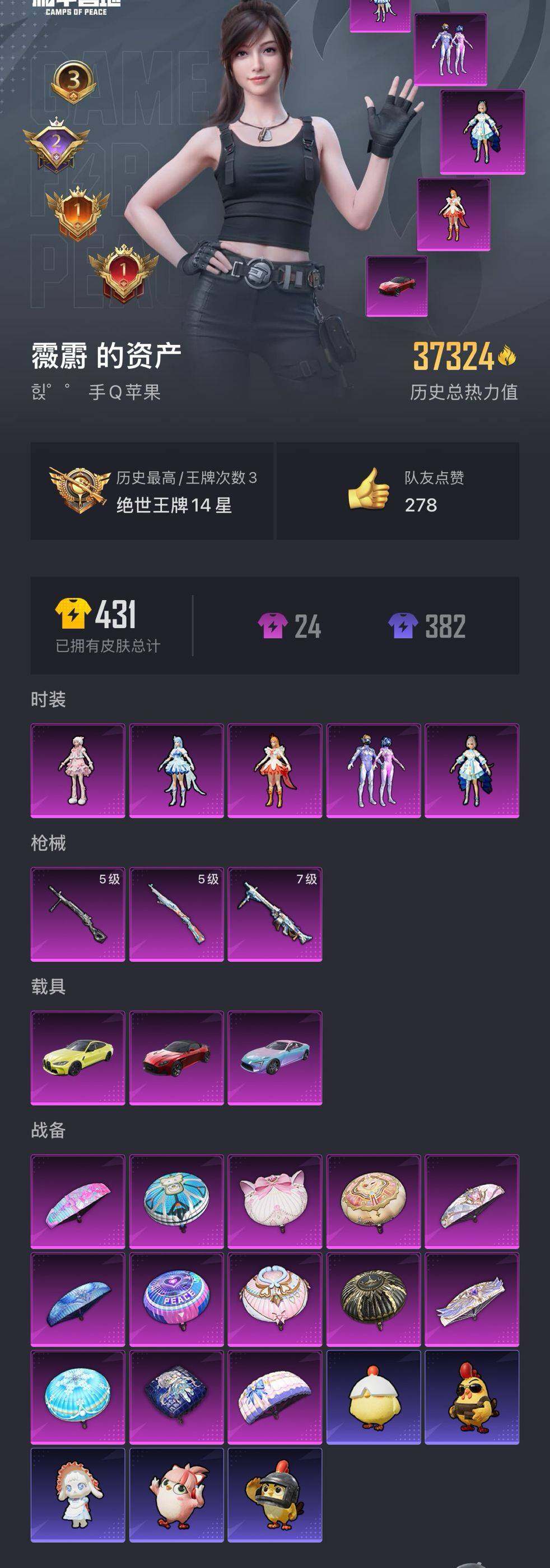 HPQM3393734和平精英账号详情图15 HPQM3393734和平精英账号详情图15