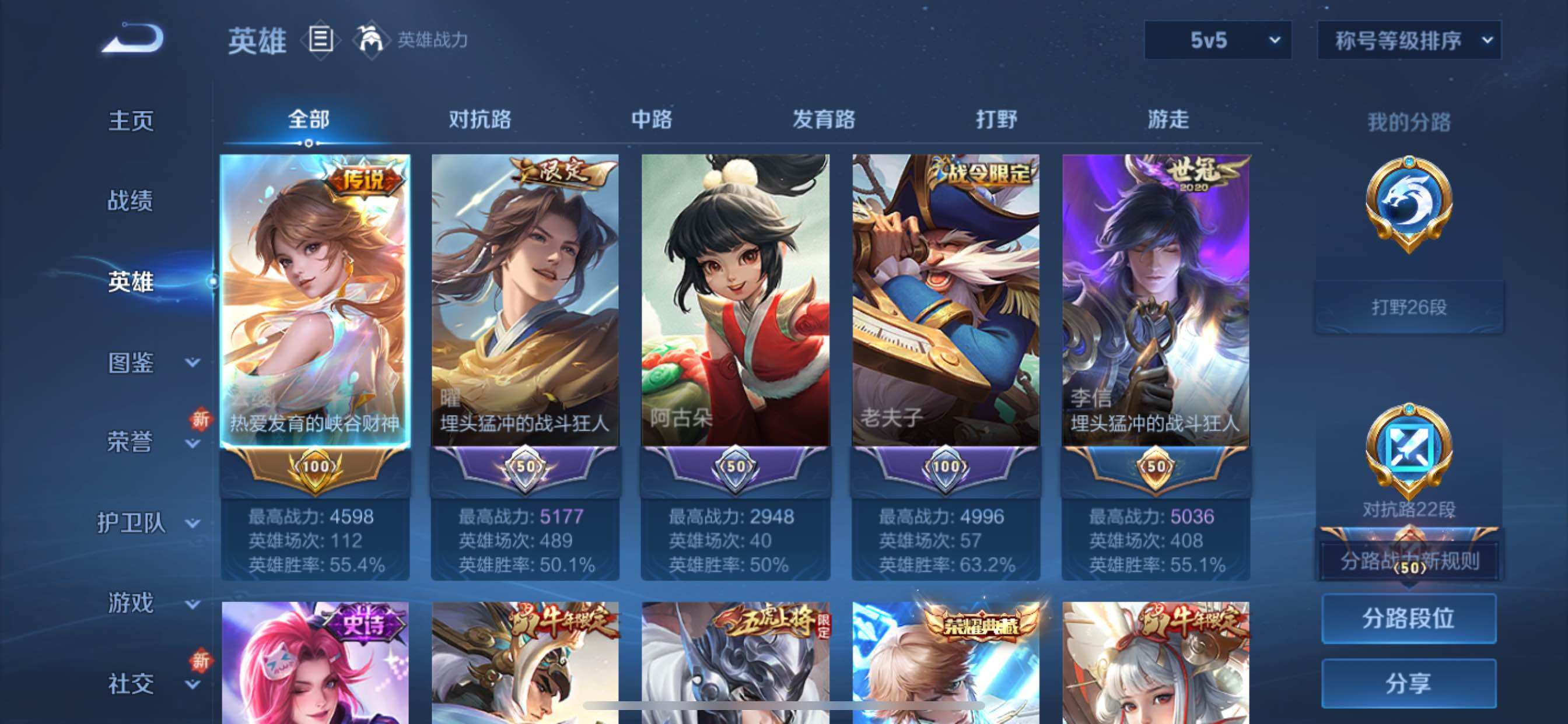 WZCMY3383096王者荣耀账号详情图3