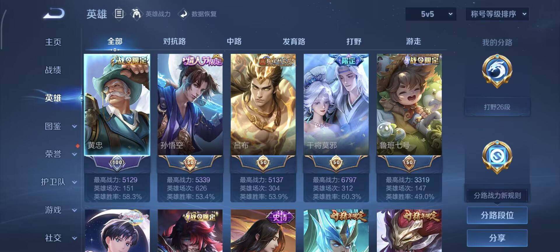 WZEY3381560王者荣耀账号详情图8