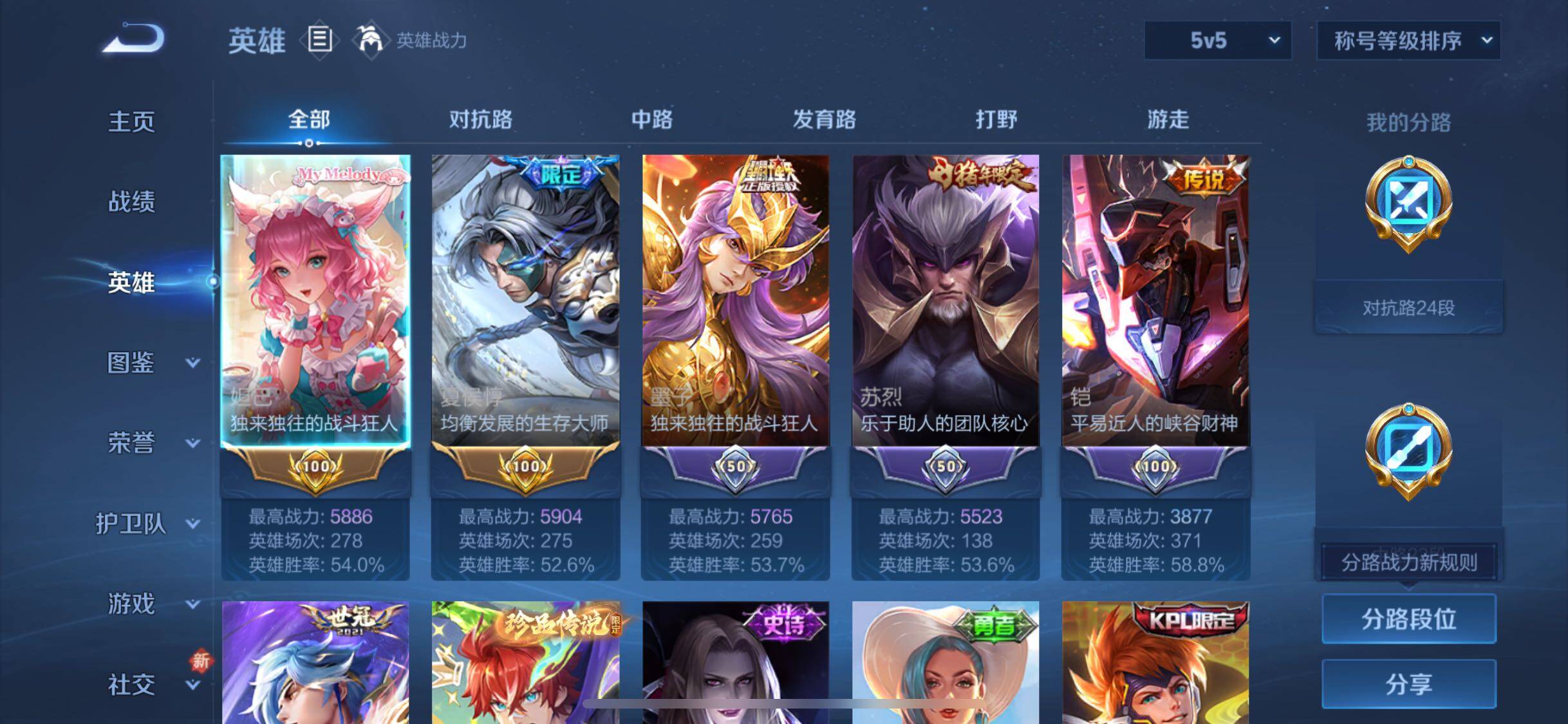 WZCMW3383386王者荣耀账号详情图3