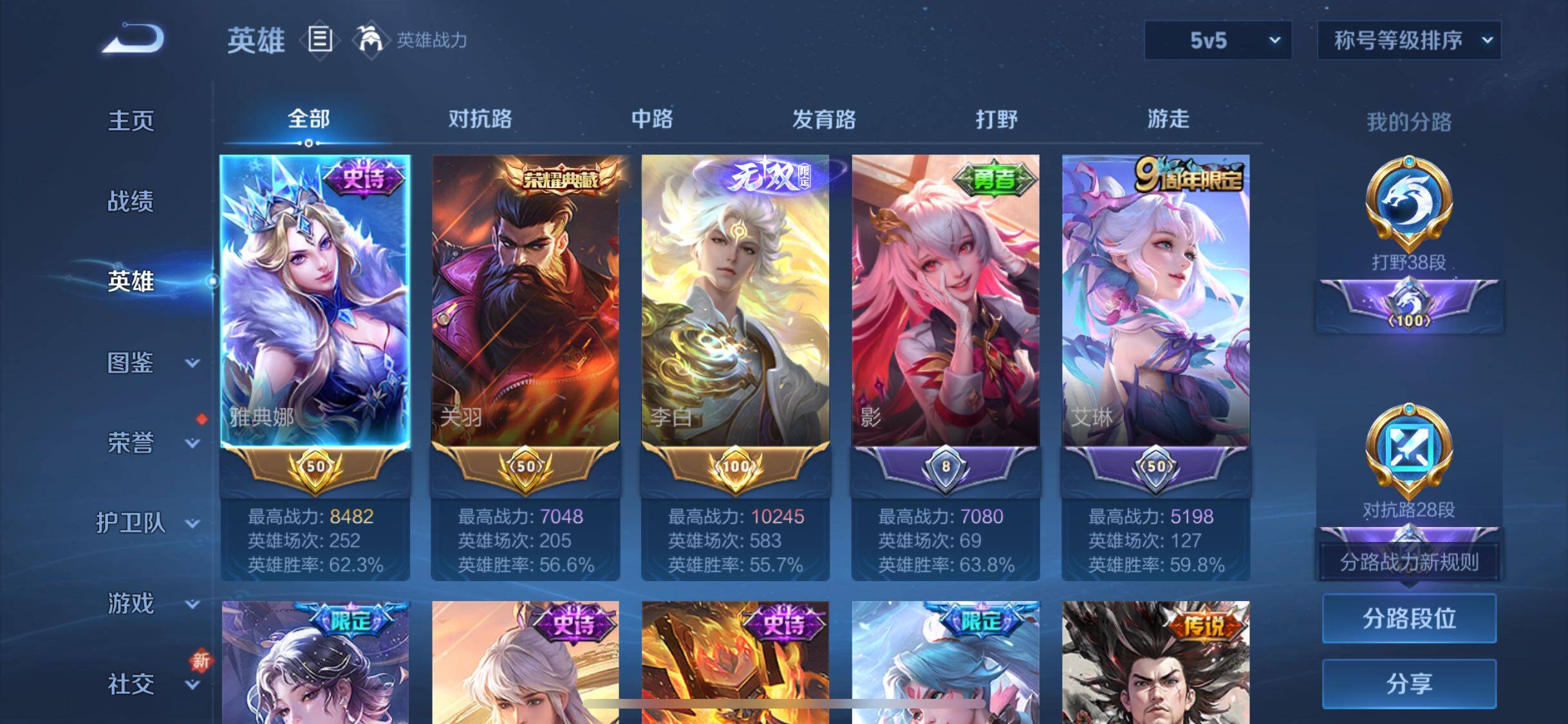 WZCMW3383417王者荣耀账号详情图3