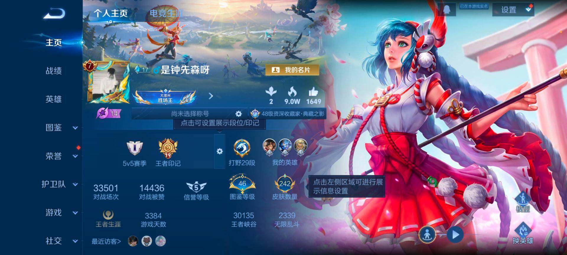 WZQM3388334王者荣耀账号详情图4