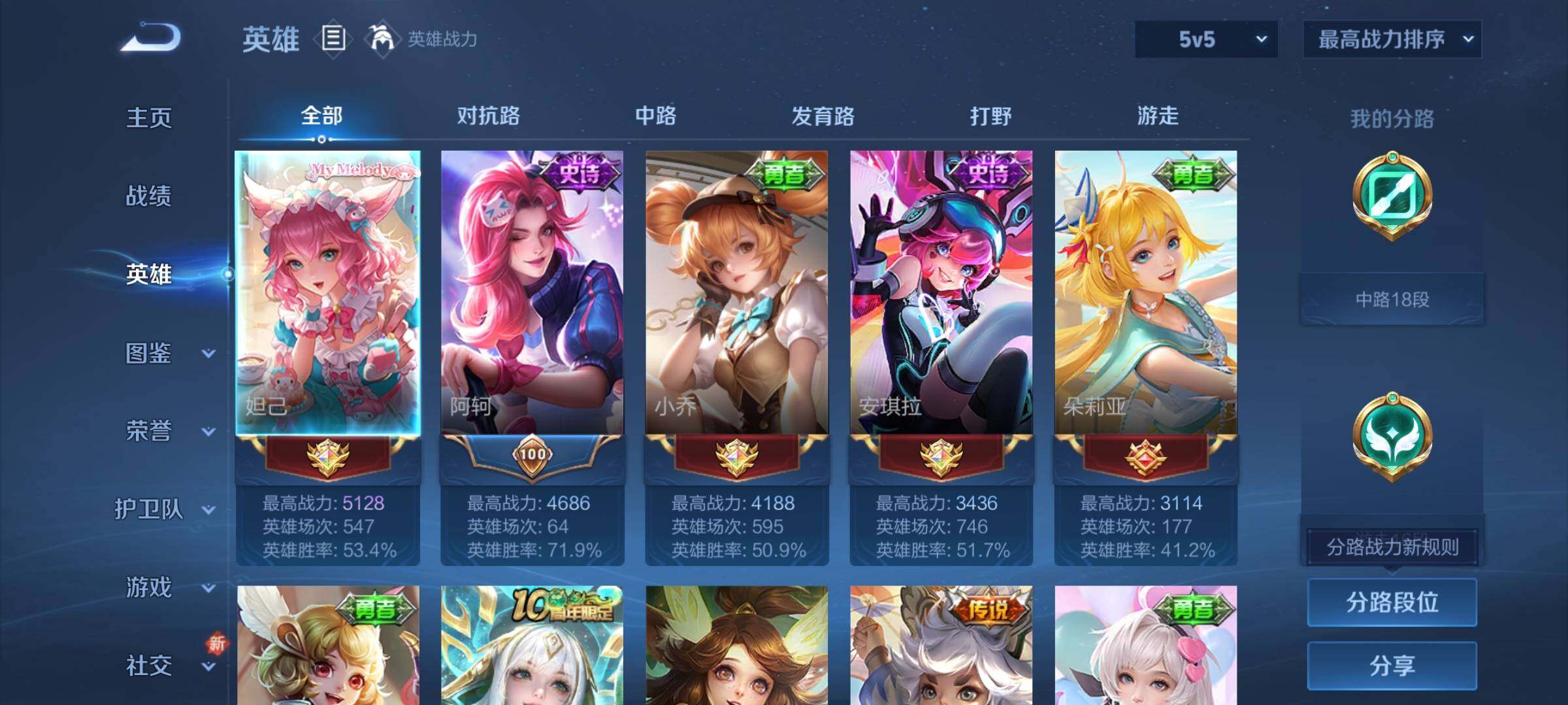 WZCMY3382996王者荣耀账号详情图3