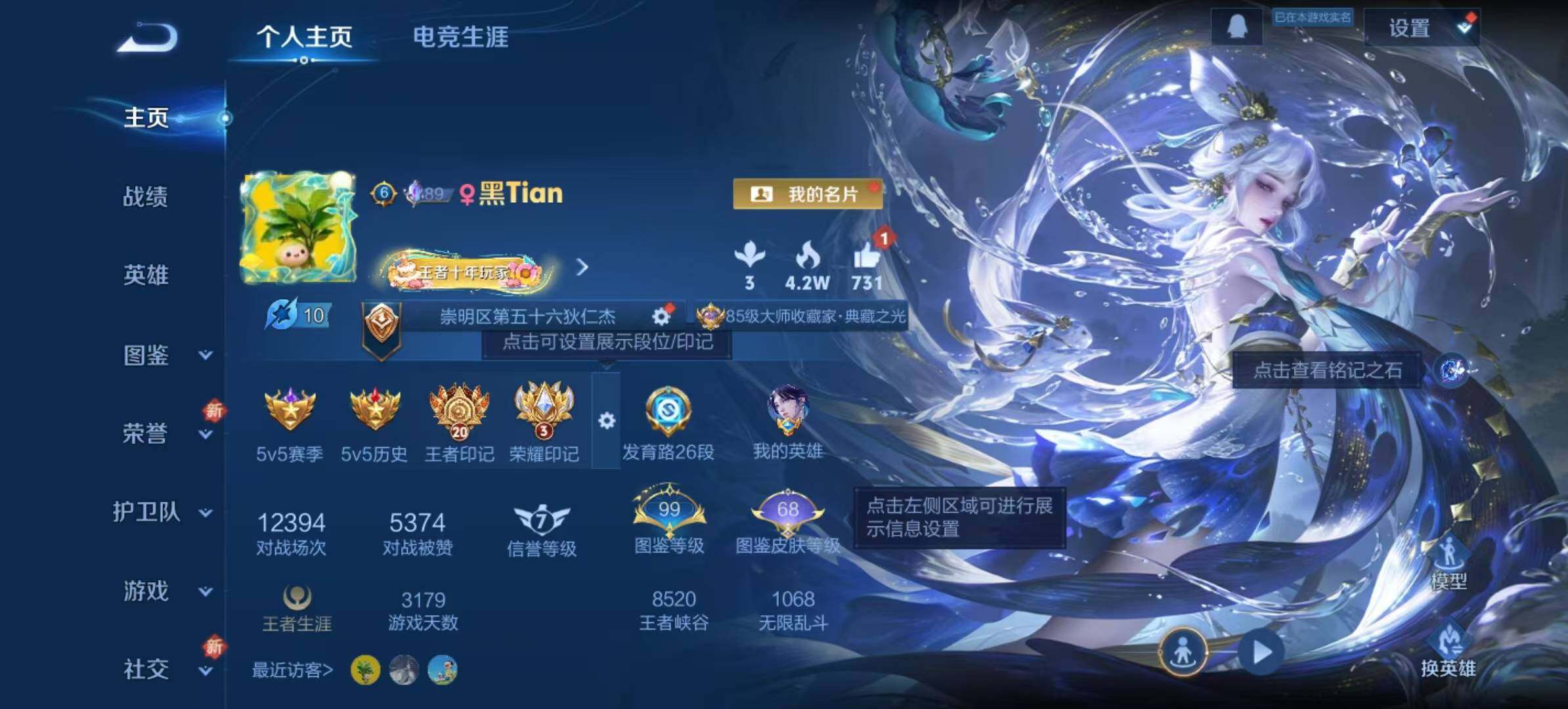 WZLX3382161王者荣耀账号详情图2