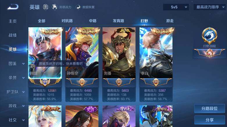 WZ0349519王者荣耀账号详情图12