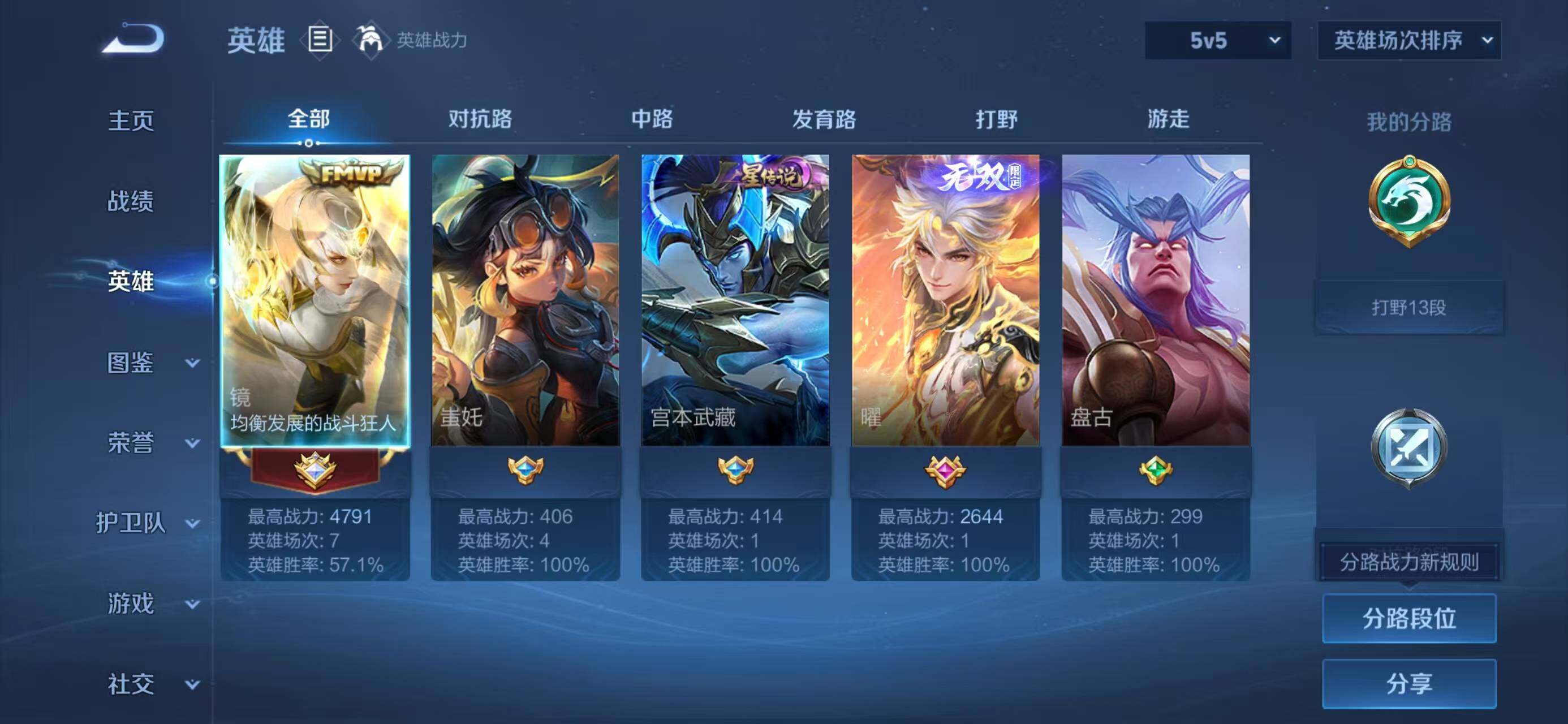 WZQM3385724王者荣耀账号详情图4