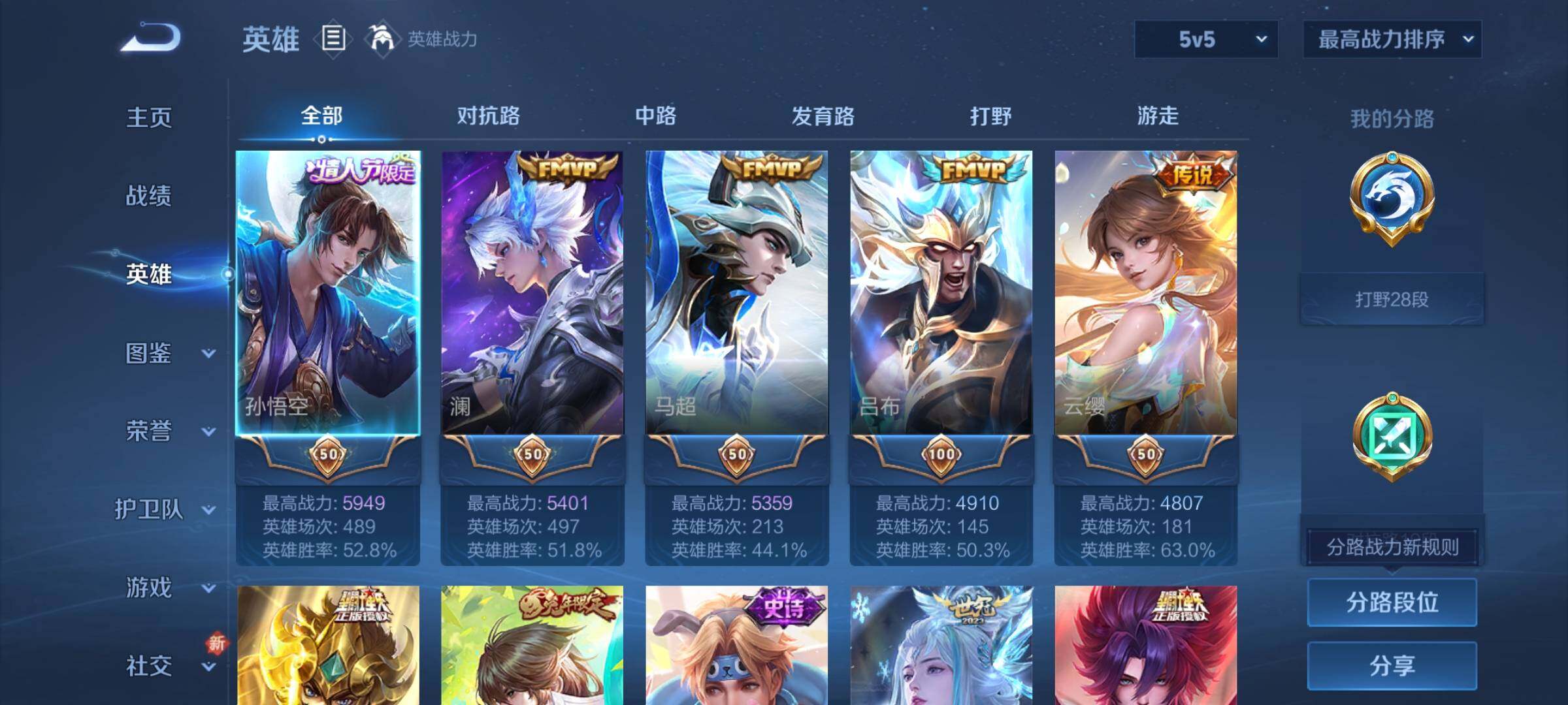 WZCMY3384431王者荣耀账号详情图3