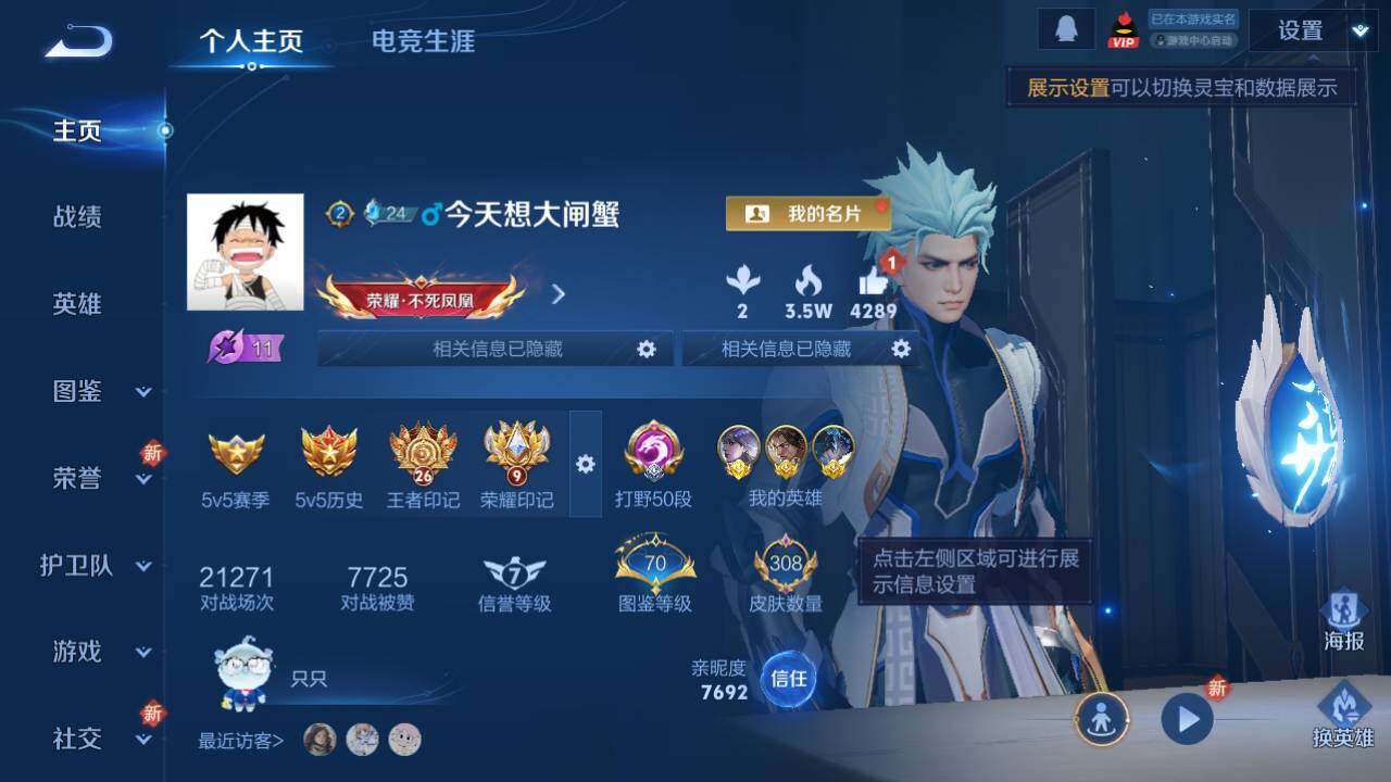 WZ0349527王者荣耀账号详情图8