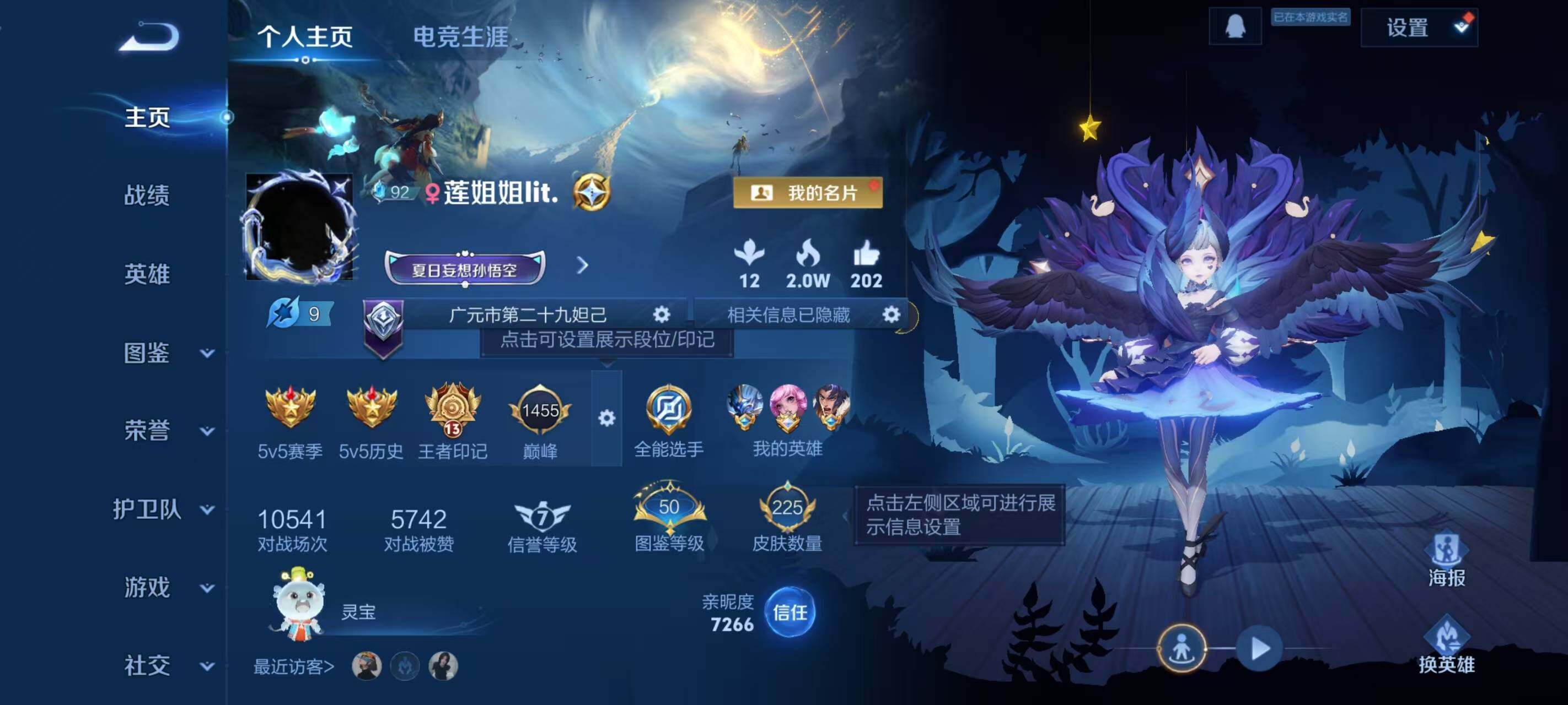 WZLX3383393王者荣耀账号详情图2