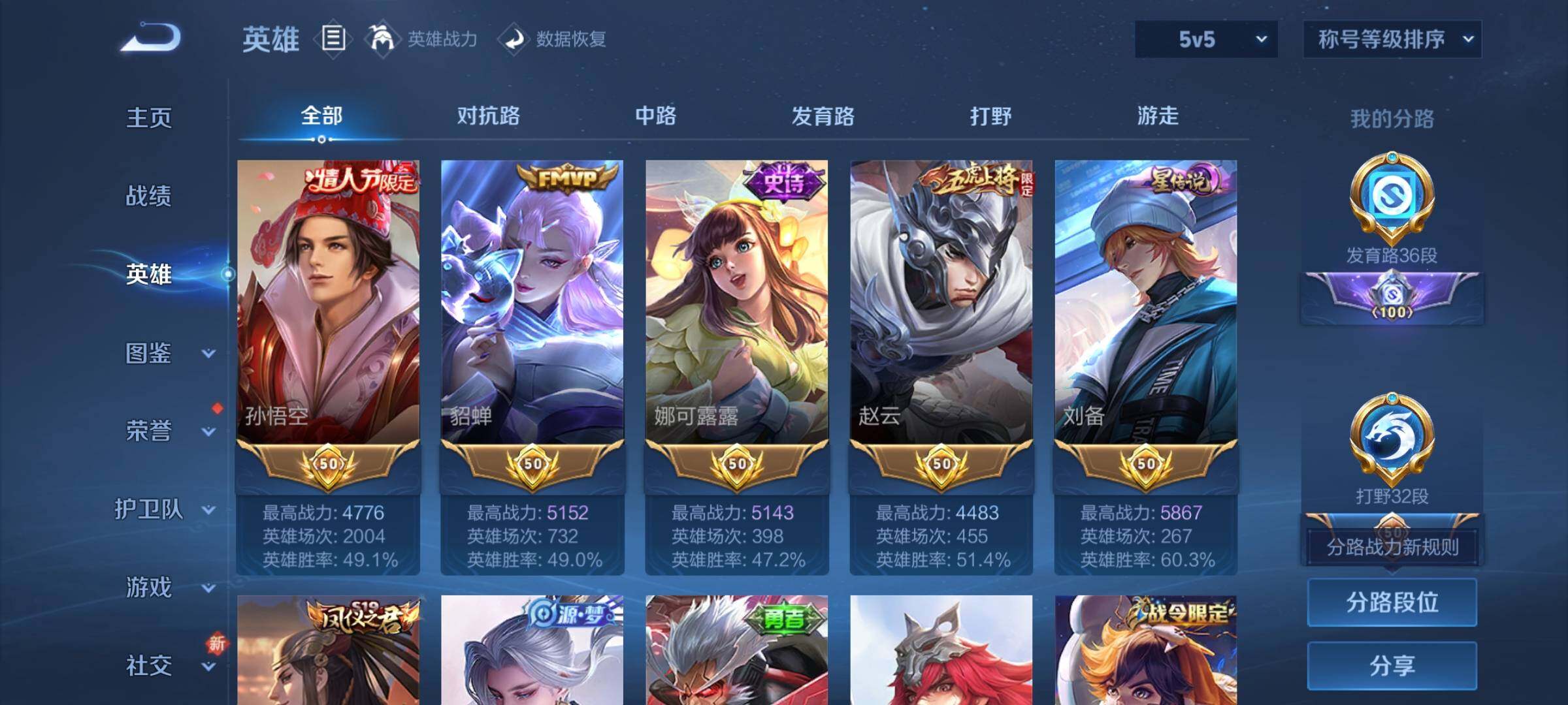 WZCMY3387664王者荣耀账号详情图4