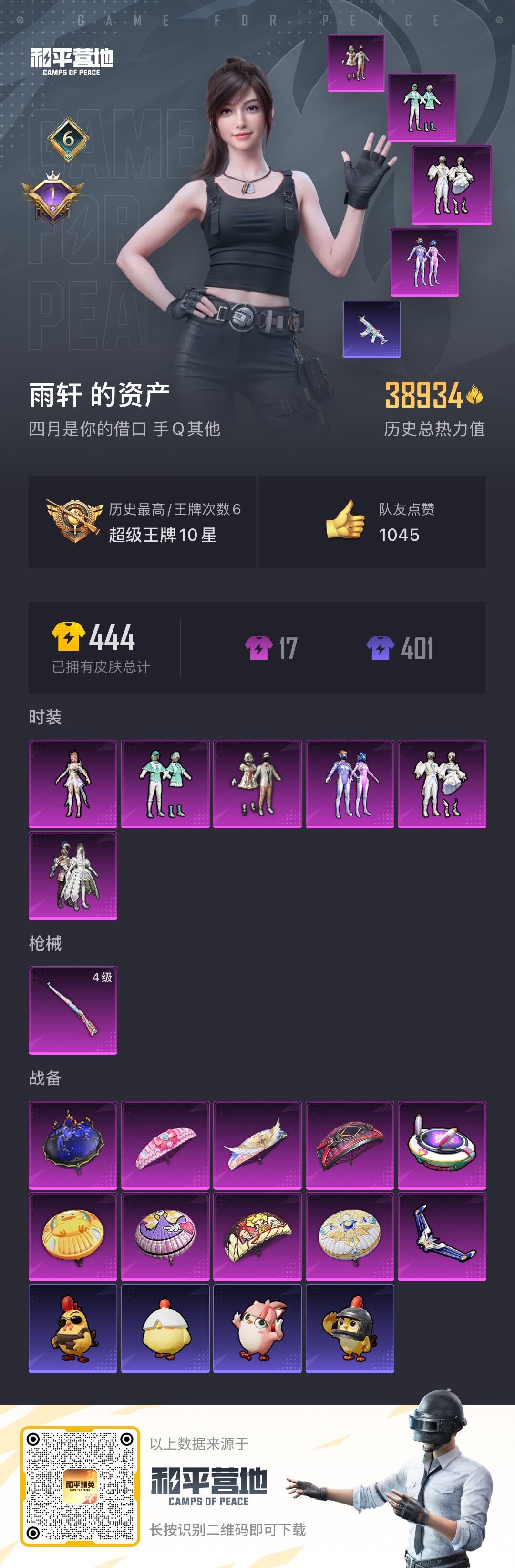 HPJM3413142和平精英账号详情图5 HPJM3413142和平精英账号详情图5